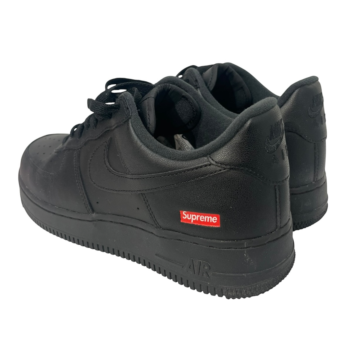 NIKE/AIR FORCE 1 LOW/Low-Sneakers/US 8/Leather/BLK/CU9225-001 view 2