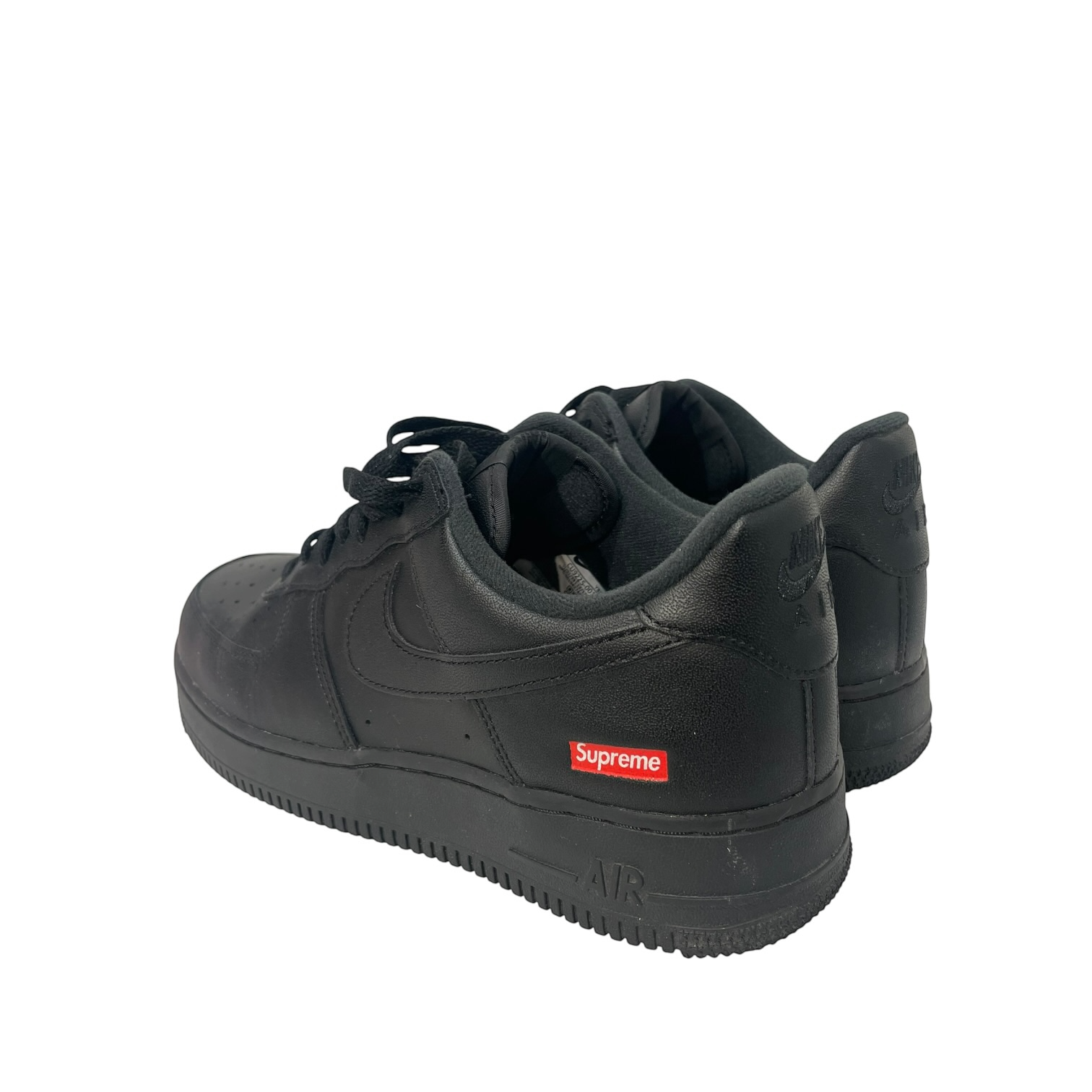 NIKE/AIR FORCE 1 LOW/Low-Sneakers/US 8/Leather/BLK/CU9225-001 view 2
