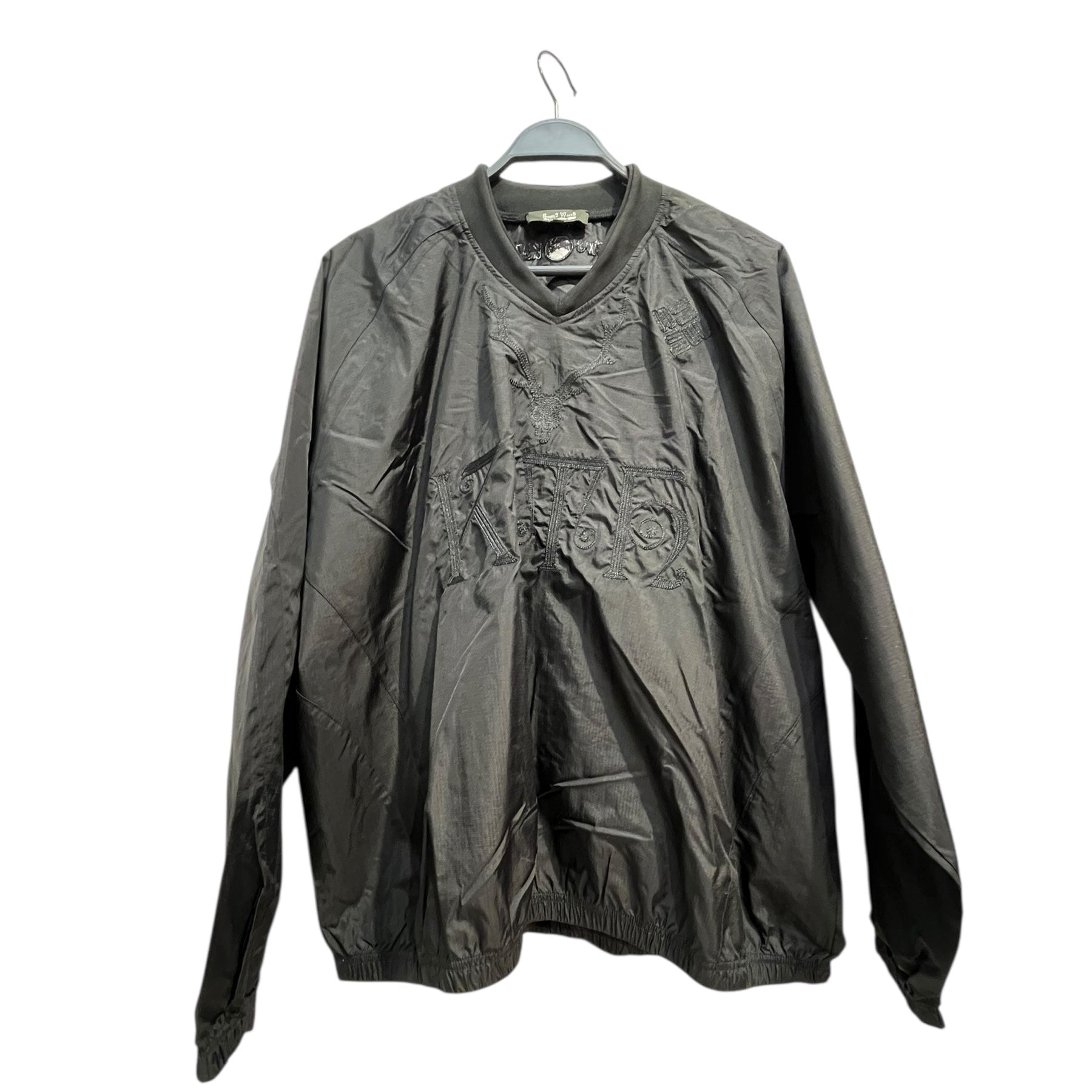 KITH/Columbia/Windbreaker/L/Nylon/GRY/Pullover/SOUTH2WEST-EMBRDRD BUCK view 1