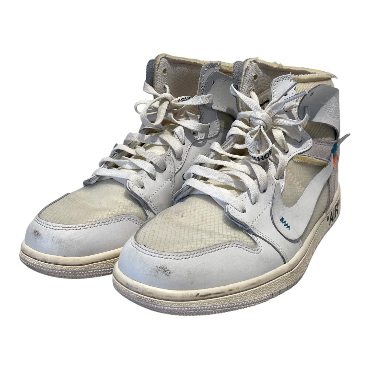 NIKE/Hi-Sneakers/US 7/Cotton/WHT/Off White Nike Air Jordan view 1