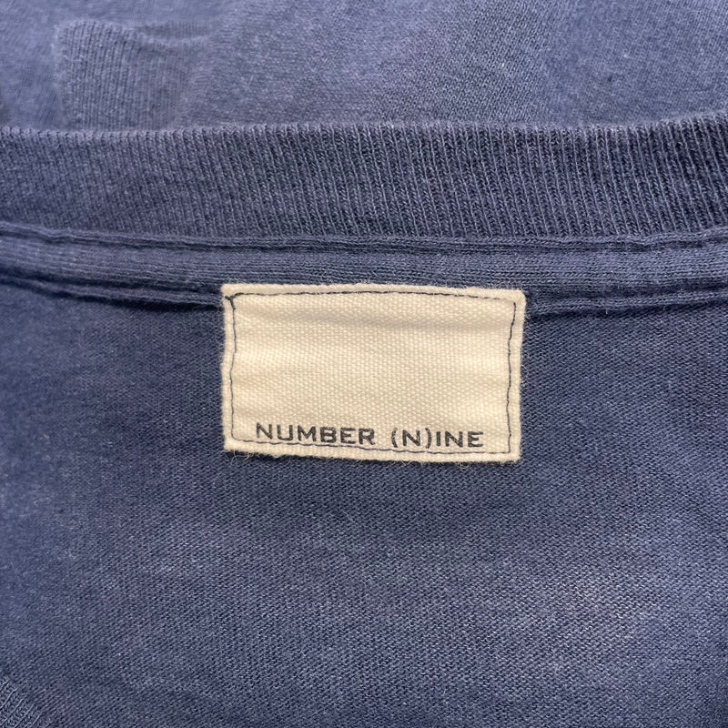 NUMBER (N)INE/LS T-Shirt/1/Blue/Cotton/