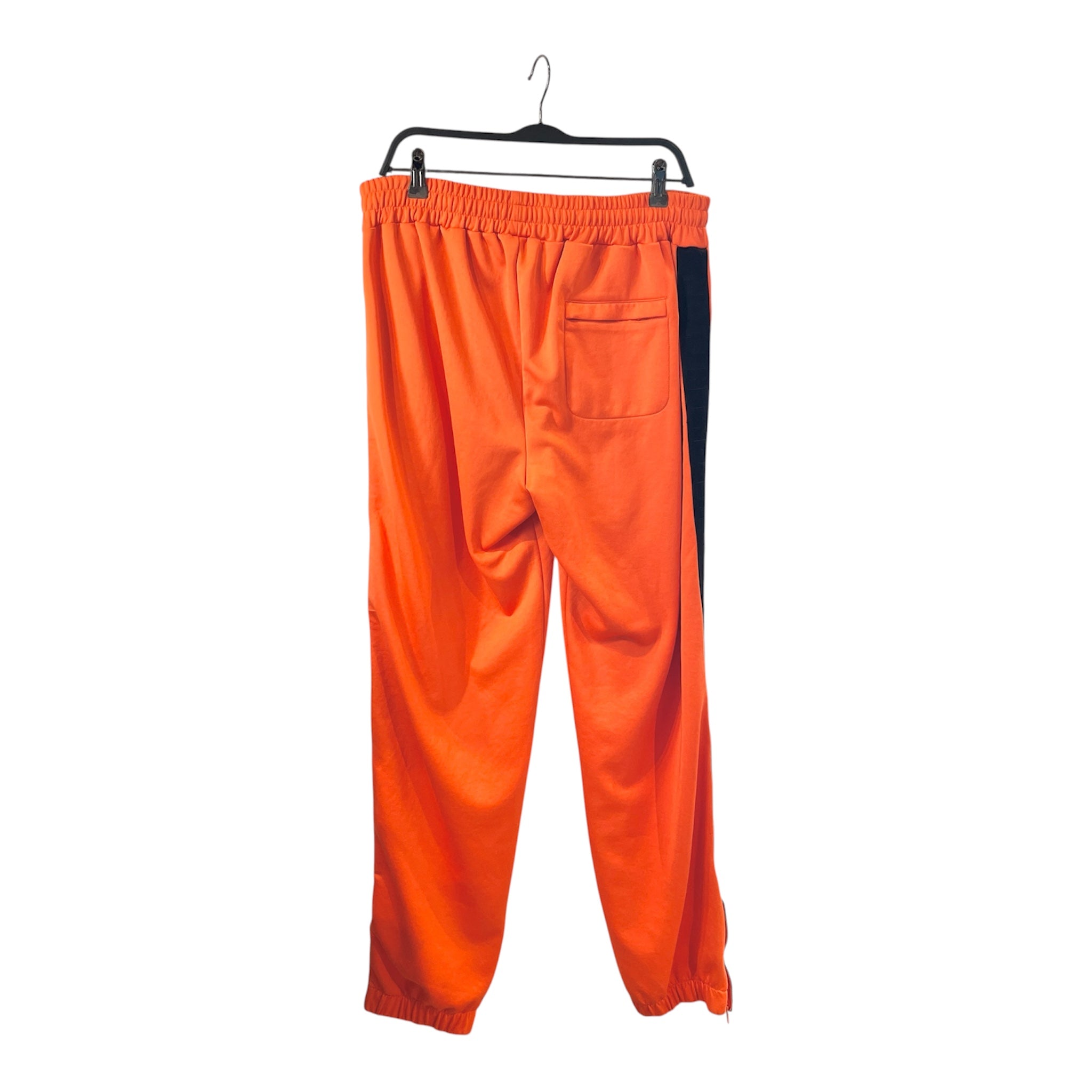 HERON PRESTON/Pants/L/Nylon/ORN/Stripe/Side Stripe Spellout Black view 2