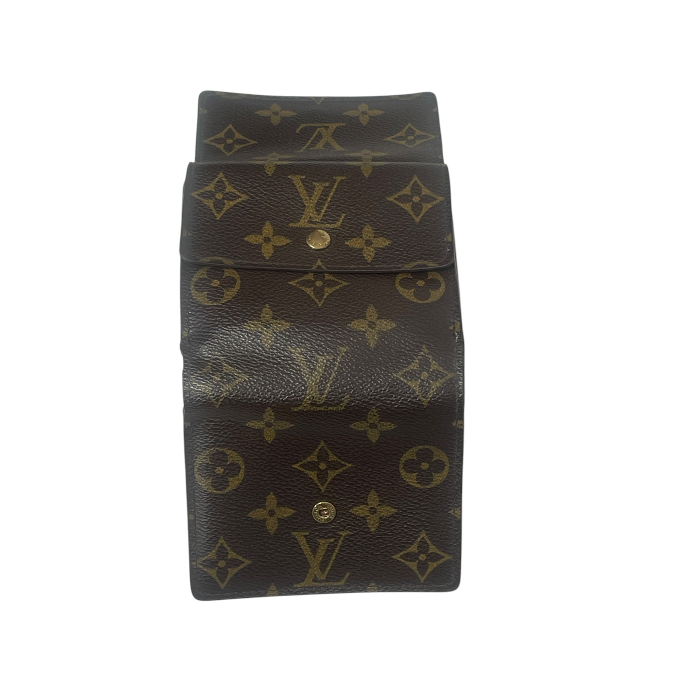 LOUIS VUITTON/Vintage/Trifold Wallet/Monogram/BRW/M's/2004 ELISE view 7