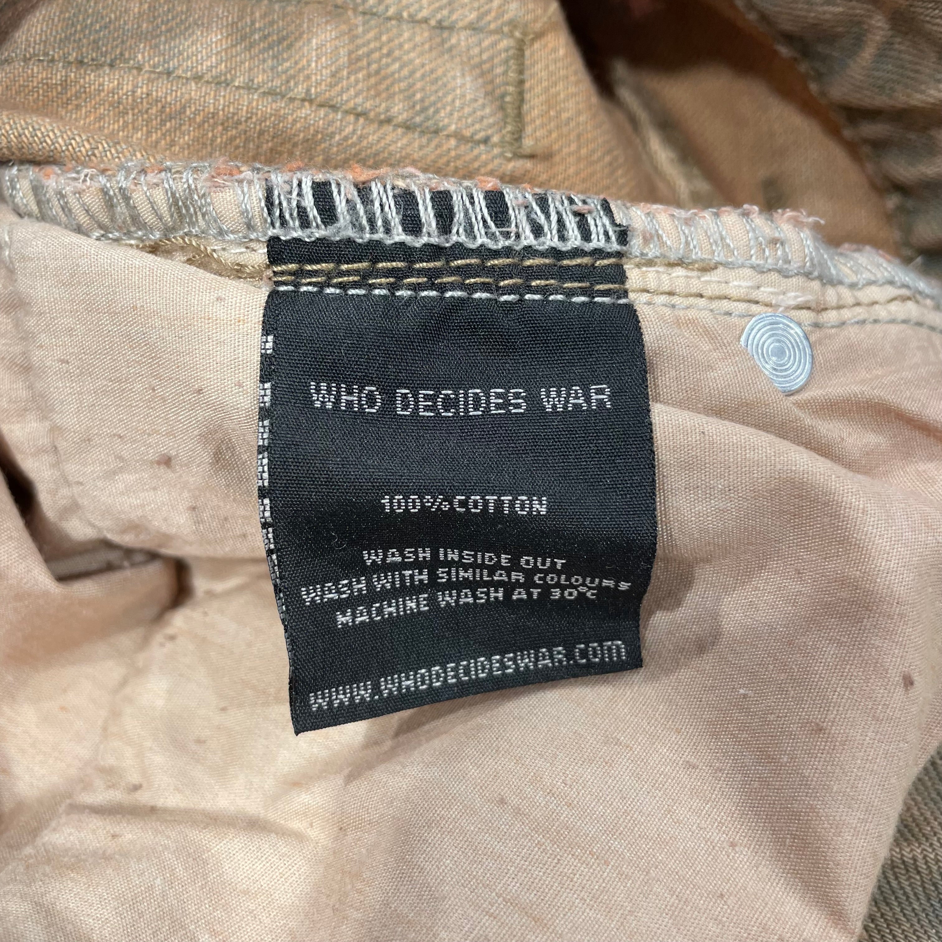WHO DECIDES WAR/Skinny Pants/26/Denim/BEG/DUST FUSION DENIM/MURAL view 5