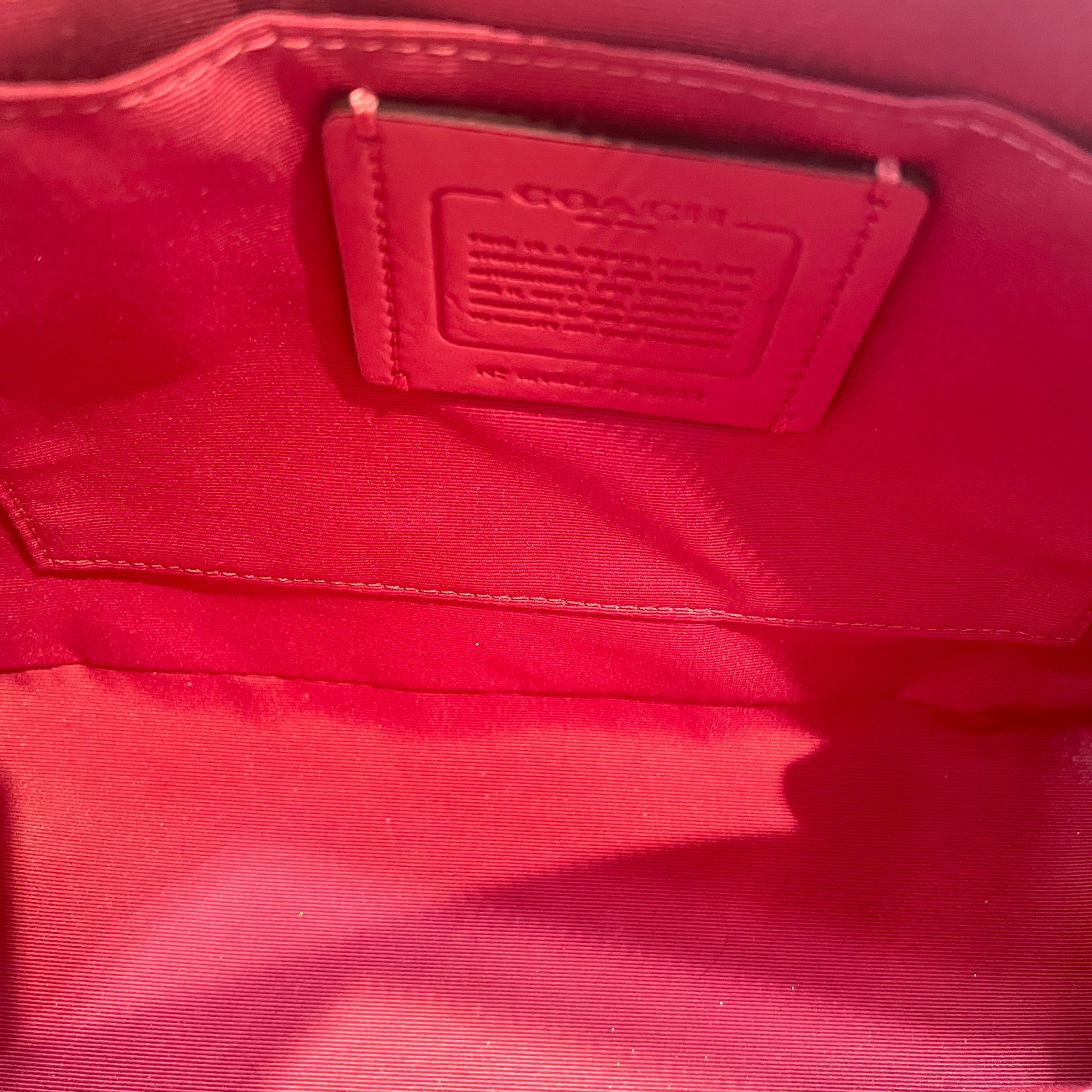 COACH/Bag/Leather/PNK/Ostritch Sierra Bag view 6