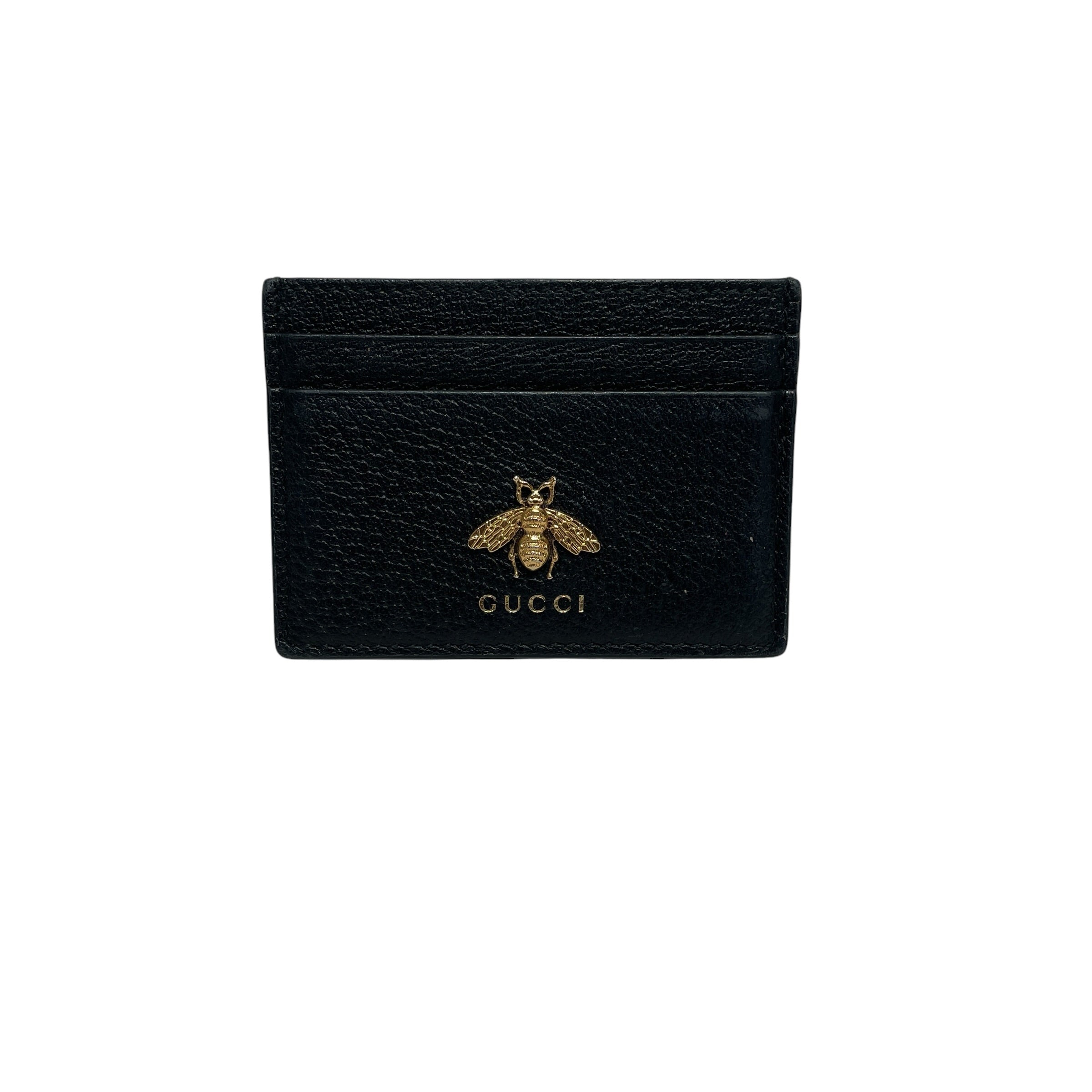 GUCCI/Wallet/Leather/BLK/L's/BUMBLEBEE CARDHOLDER view 2