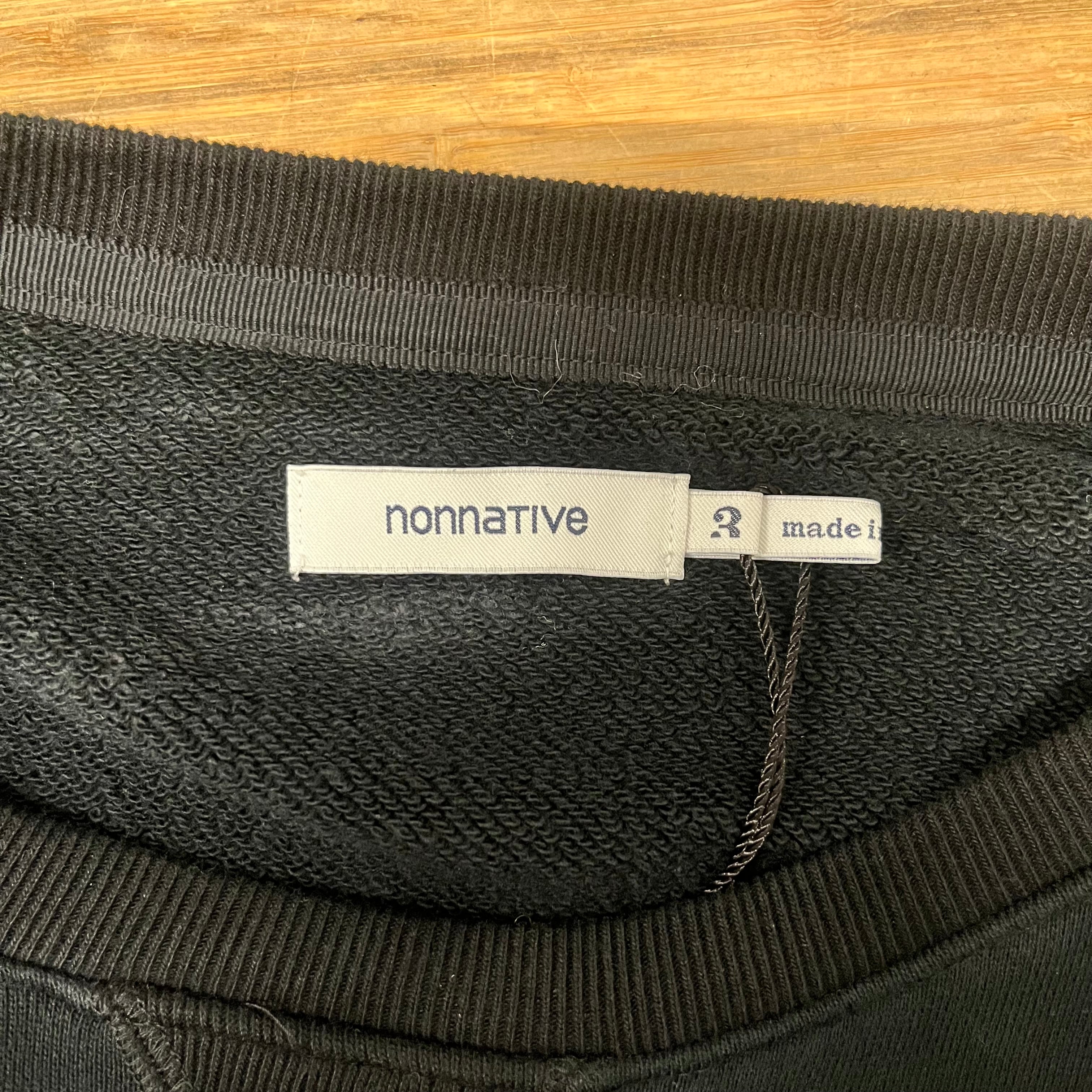 NONNATIVE/Sweatshirt/3/Black/Cotton/NN-T4005/NN-T4005 view 3