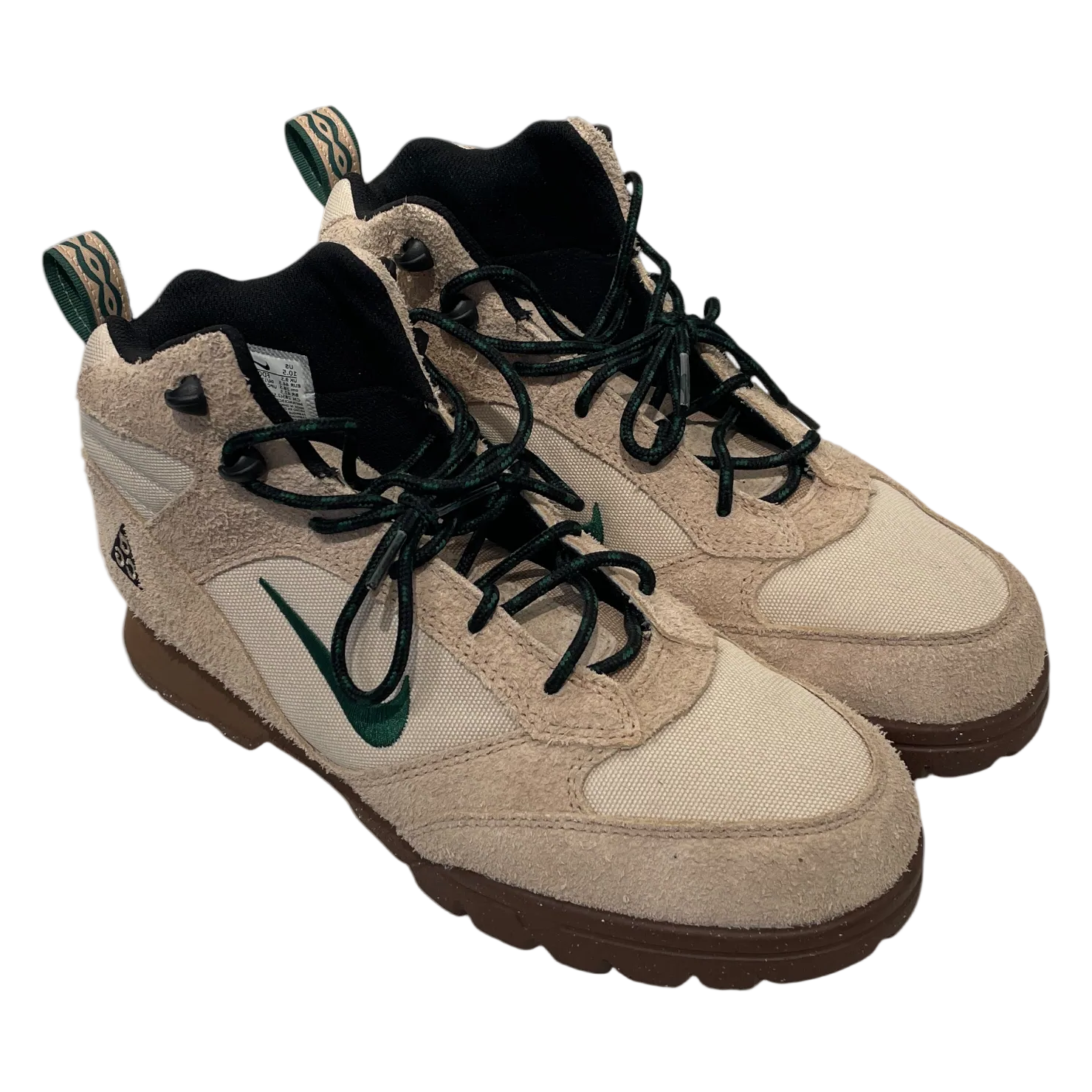 NIKE ACG/Trekking Boots/US 10.5/Suede/BEG/TOR MID BOOT view 1