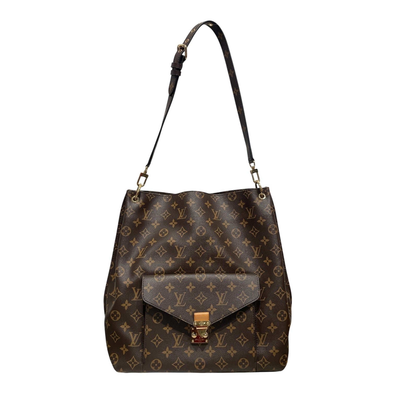 LOUIS VUITTON/Hand Bag/Leather/BRW/Monogram Metis Hobo Bag view 1