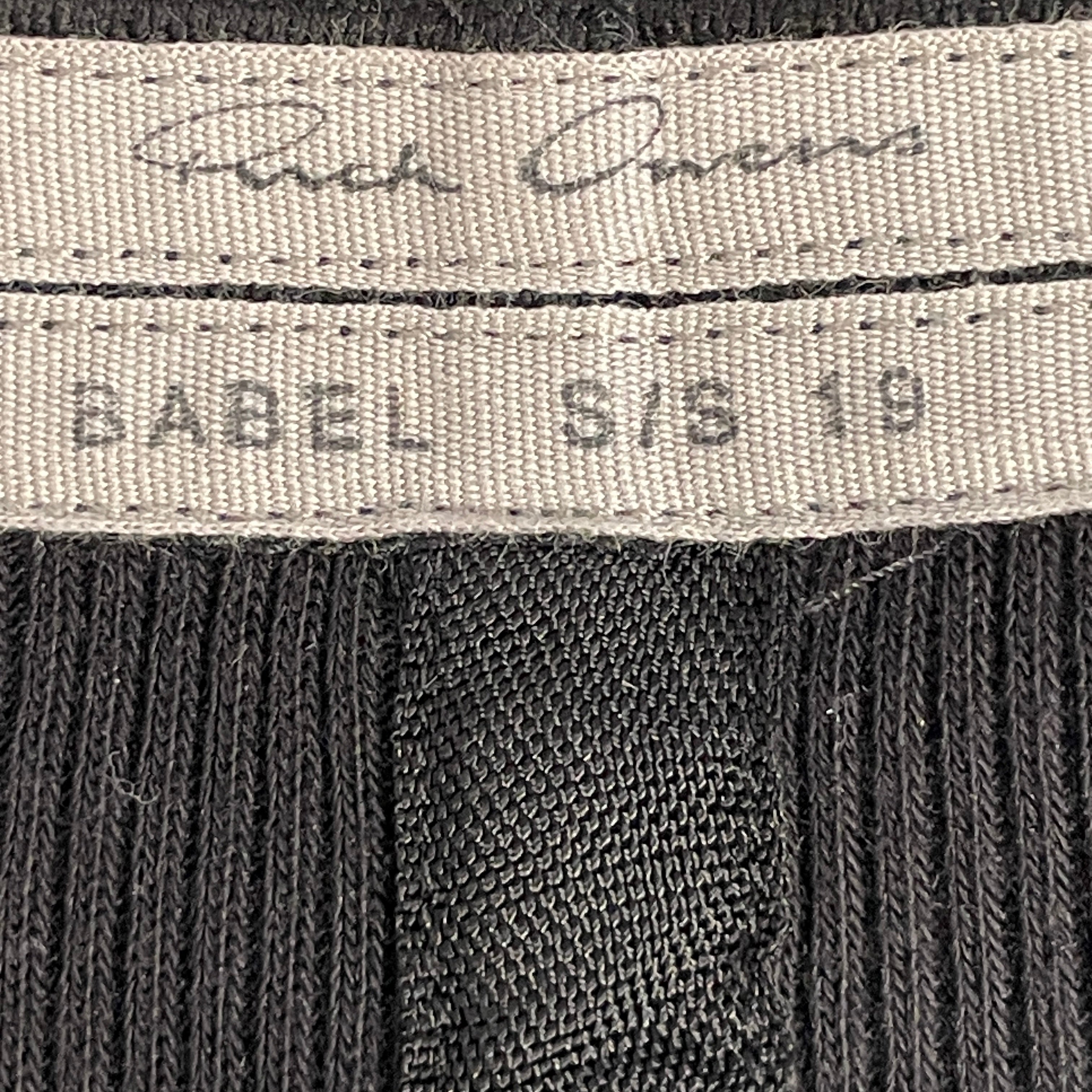 Rick Owens/Bottoms/8/Silk/BLK/BABEL S/S 19 view 3
