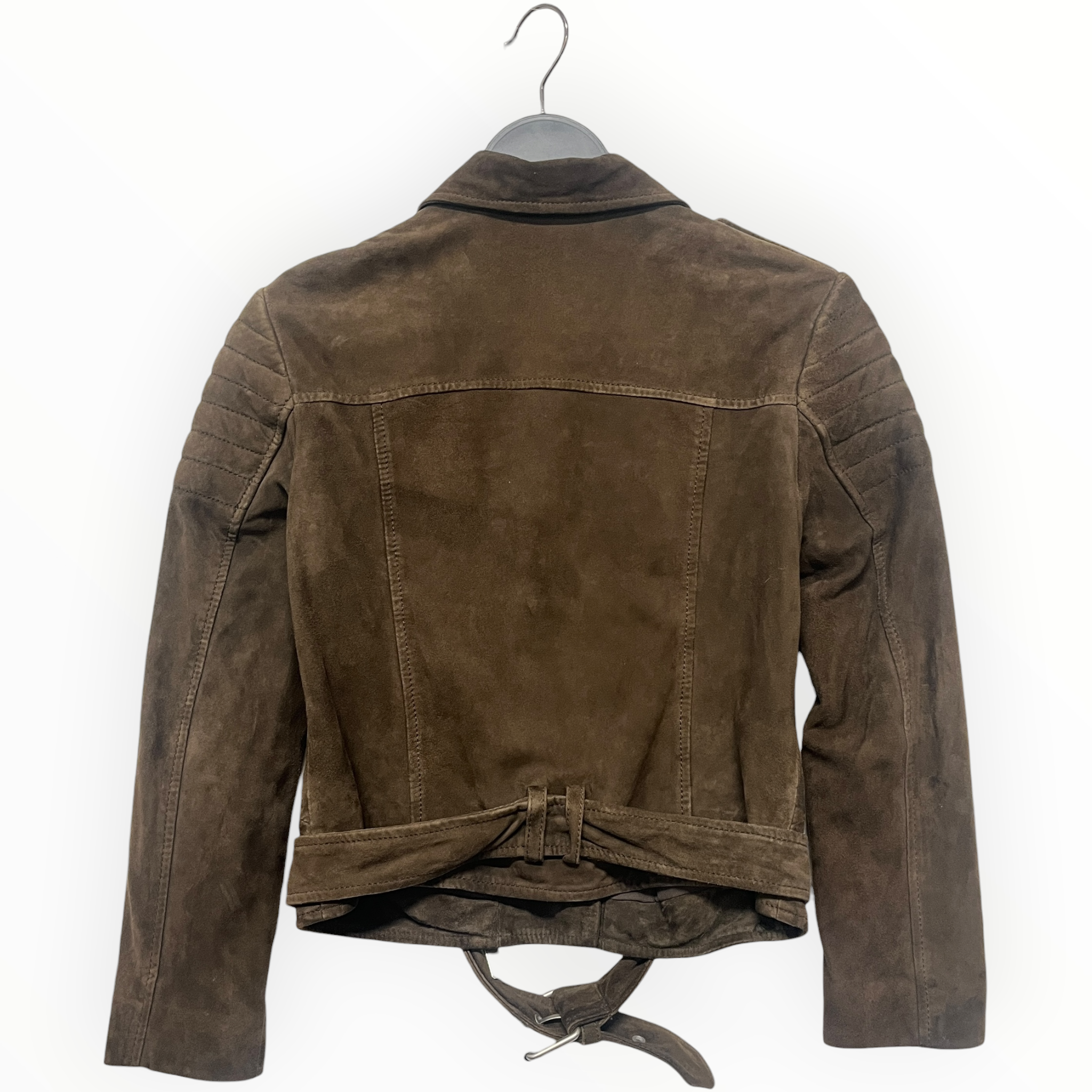 ALLSAINTS/Leather Jkt/4/Leather/BRW/CROPPED view 2