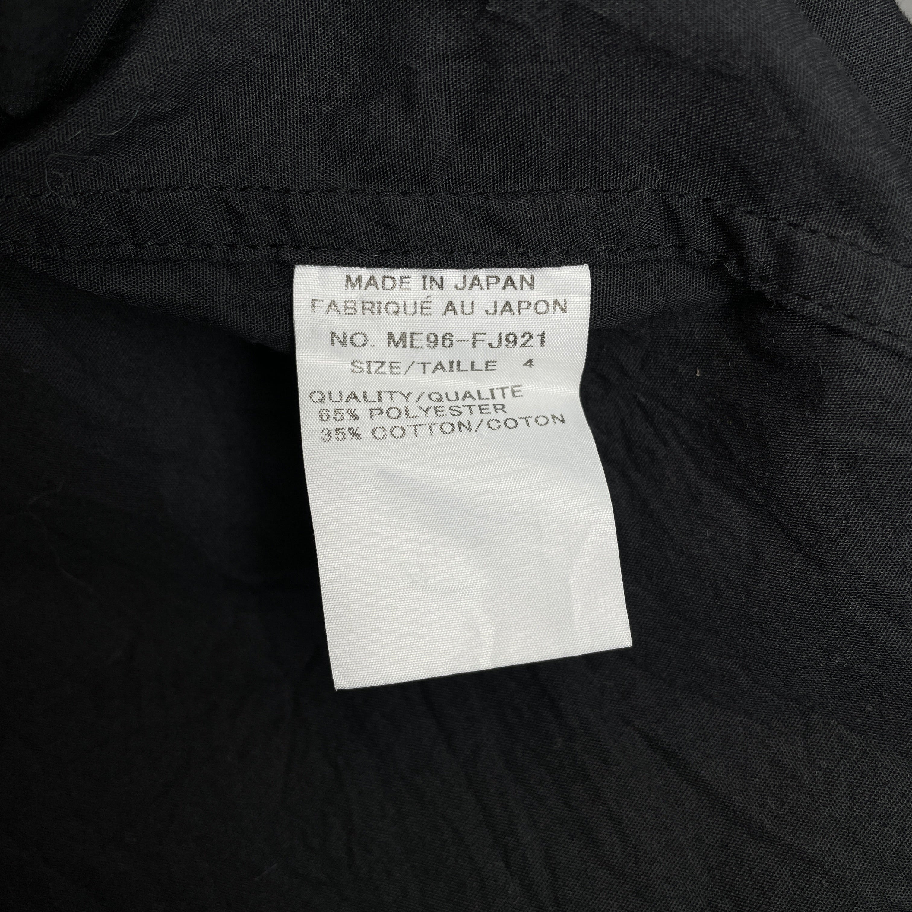 ISSEY MIYAKE MEN/LS Shirt/4/Cotton/BLK/All Over Print/GREY DYE SCRUNCH BLACK view 5