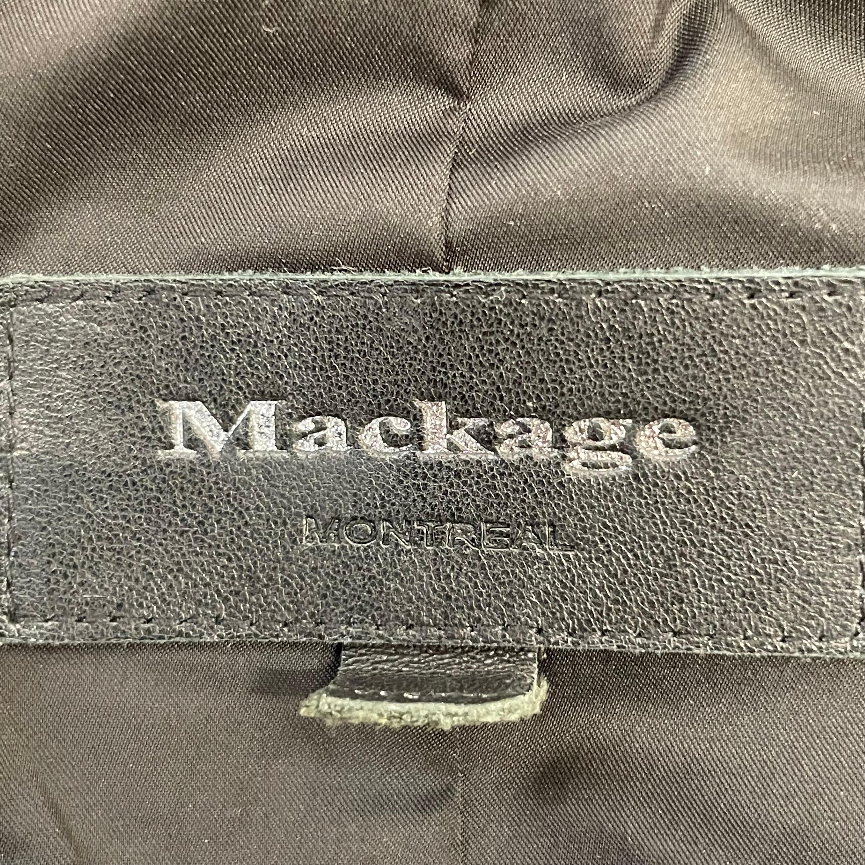 MACKAGE/Trench Coat/XXS/Acrylic/NVY/ACRYLIC NAVY TRENCH COAT view 4