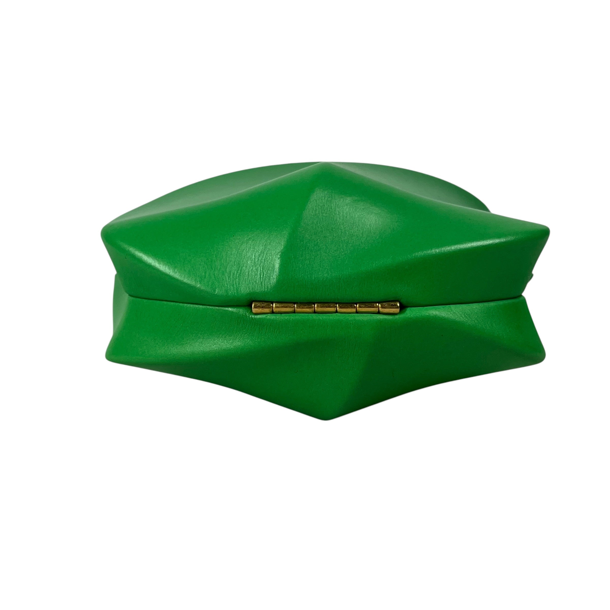 BOTTEGA VENETA/Clutch Bag/Leather/GRN/"The Whirl" Clutch view 3