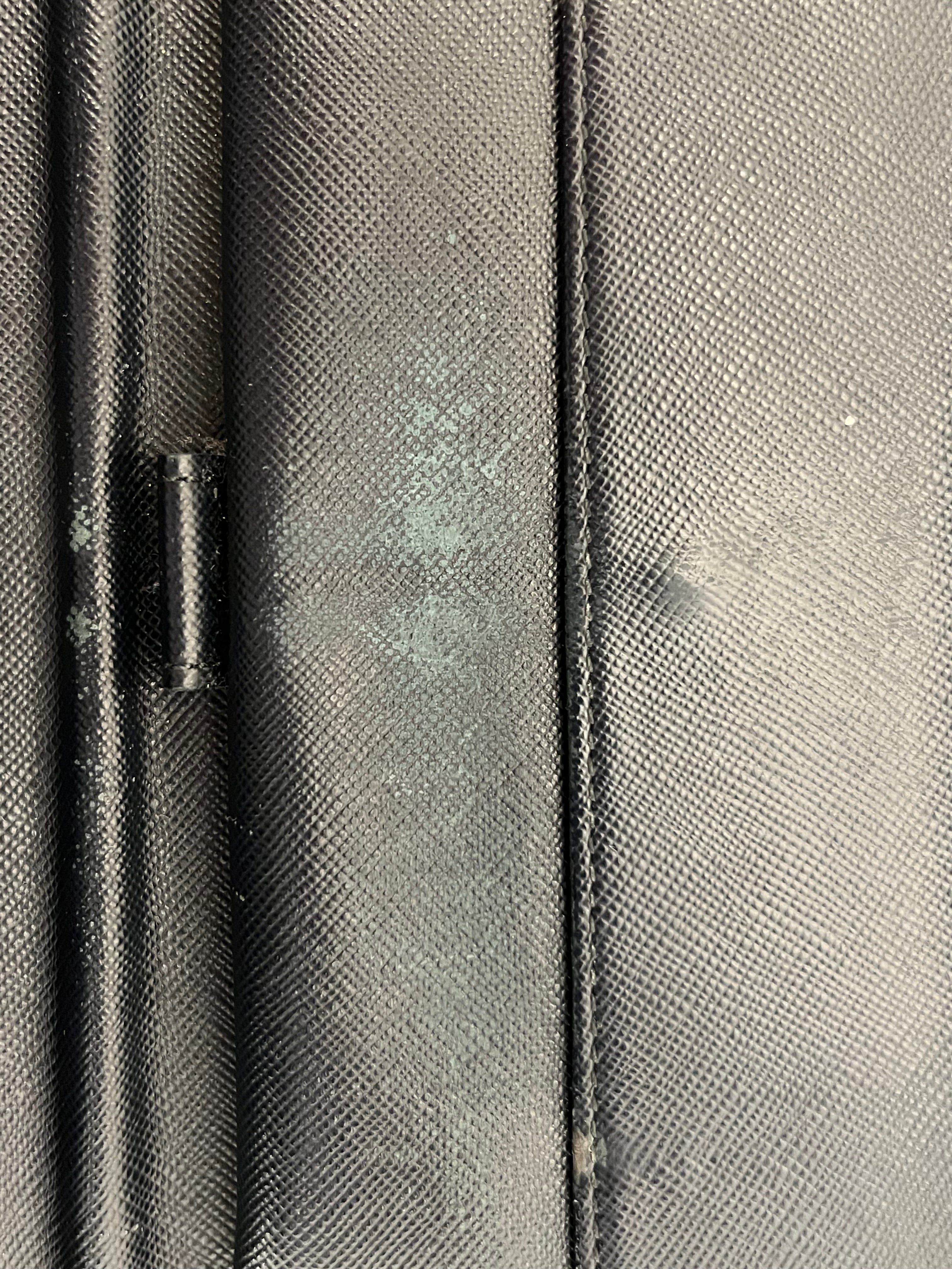 LOUIS VUITTON/Long Wallet/Monogram/Cotton/BLK/L's/brazza view 7