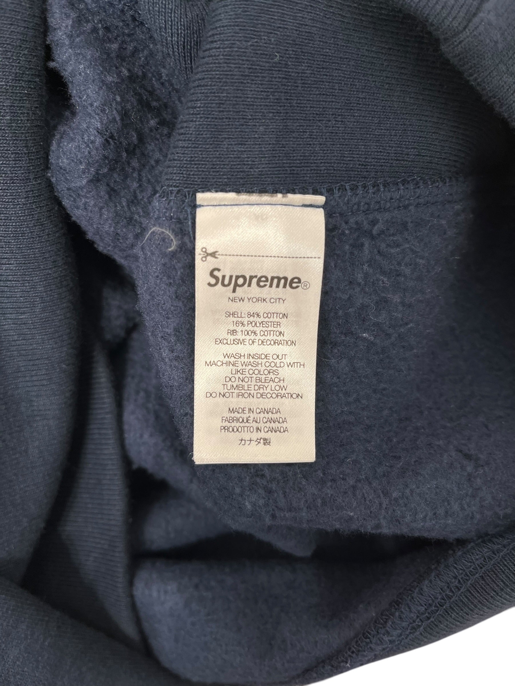 Supreme/Hoodie/S/Cotton/BLU/NAVY BOGO HOODIE view 4