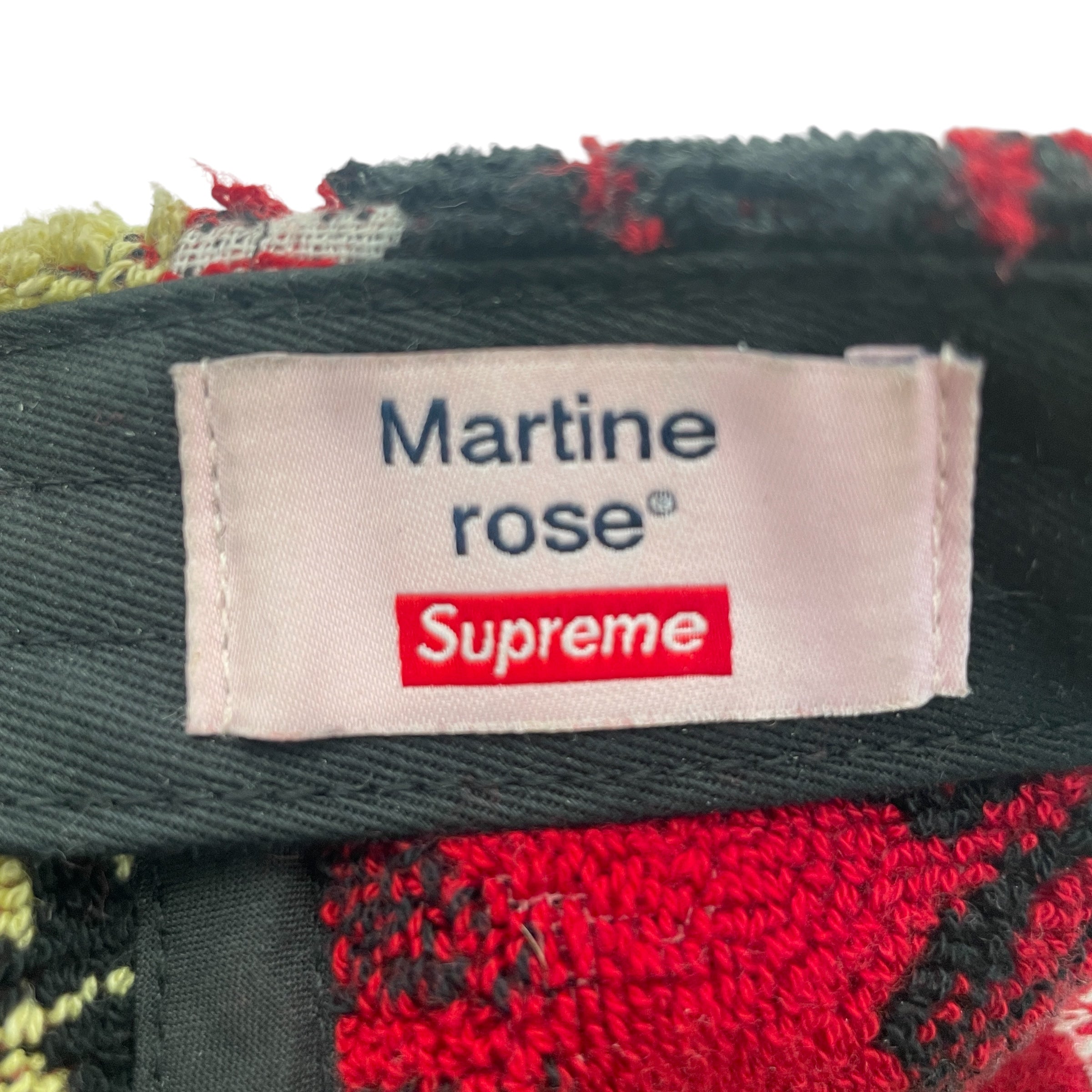 MARTINE ROSE/Hat/All Over Print/Acrylic/BLK/ view 3