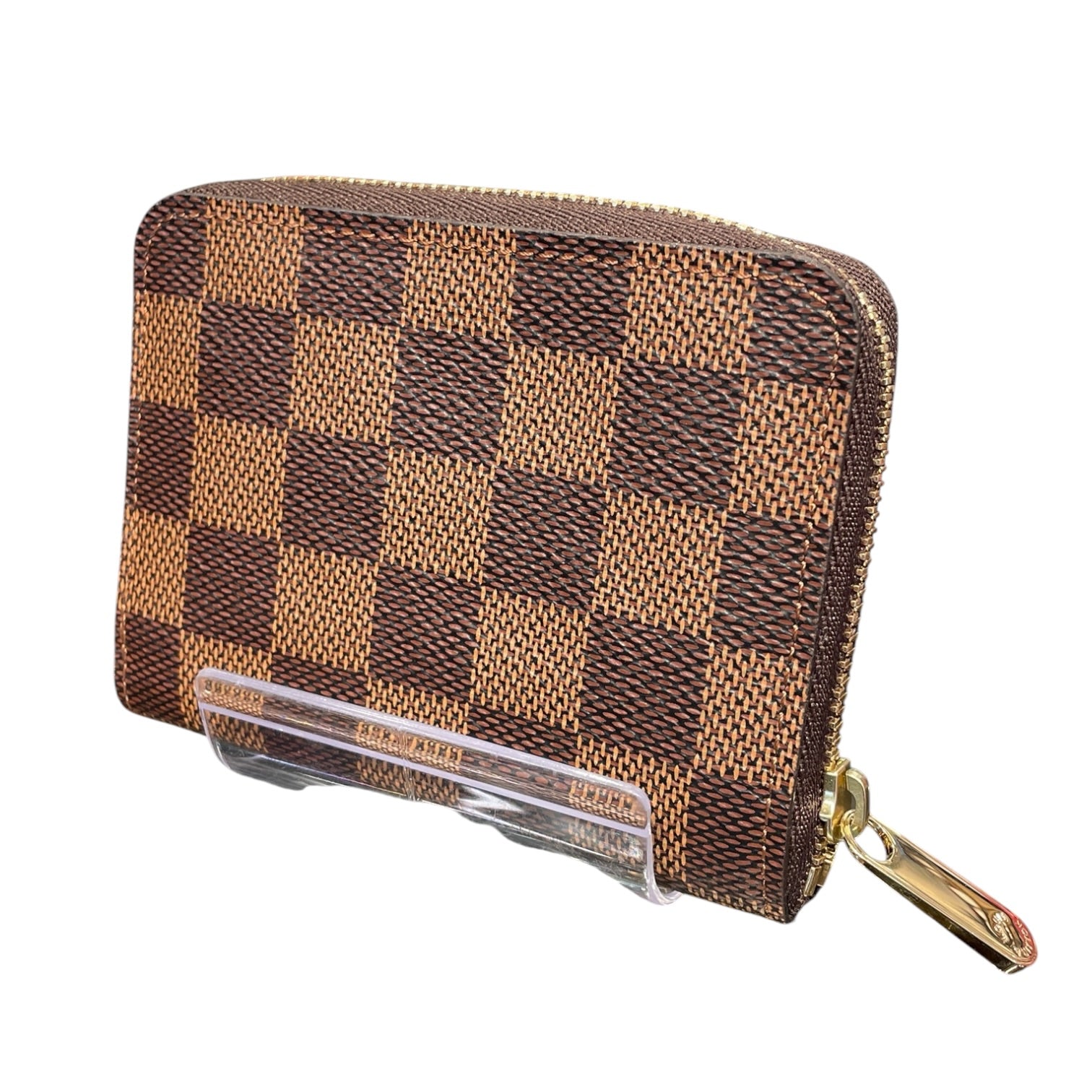 LOUIS VUITTON/Coin Wallet/Monogram/Leather/BRW/DAMIER EBONE view 2