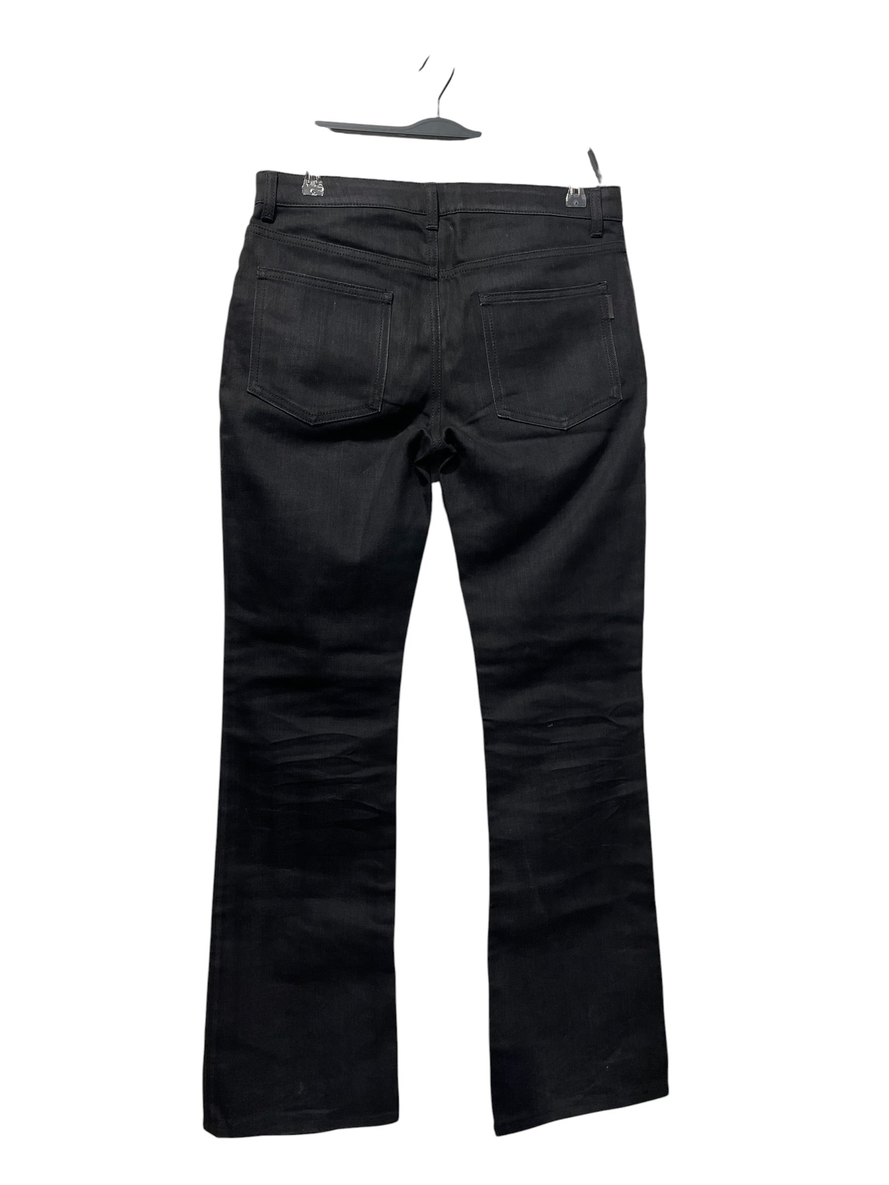 SAINT LAURENT/Skinny Pants/28/Denim/BLK/FRONT SQUARE POCKETS view 2