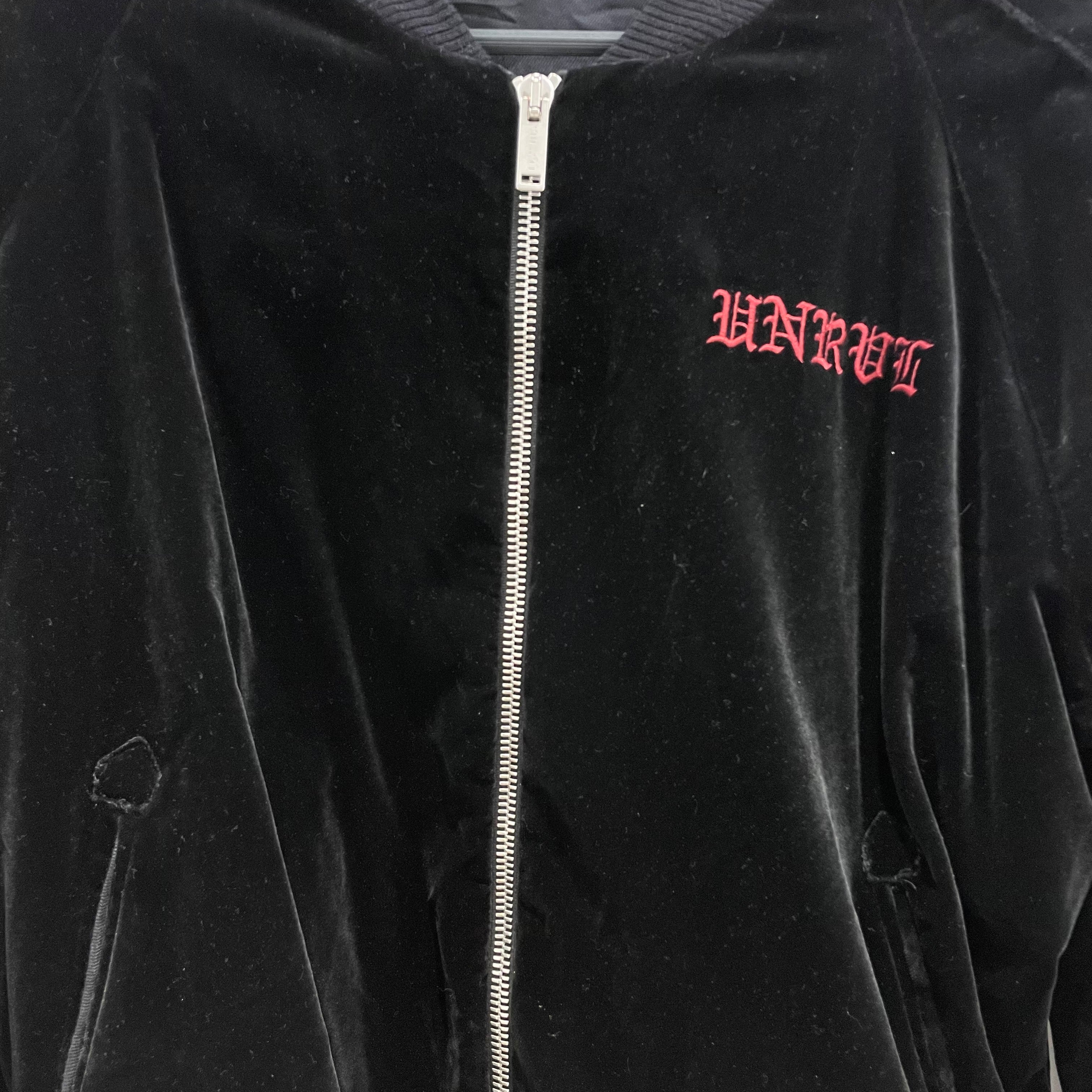 HAIKI/Flight Jkt/L/Nylon/BLK/YELLOW LINE INTERIOR view 3
