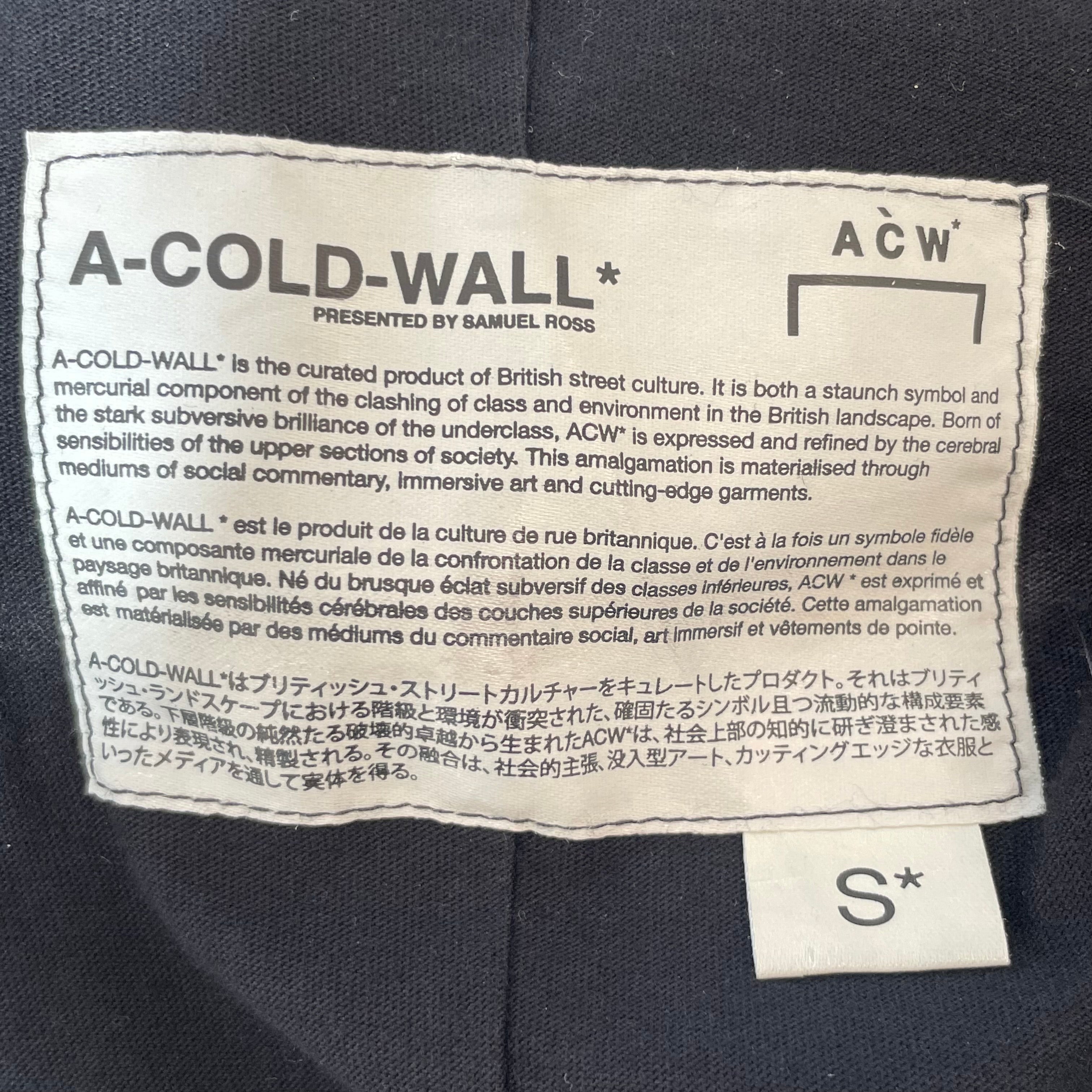 A-COLD-WALL/T-Shirt/S/Cotton/MLT/ view 8