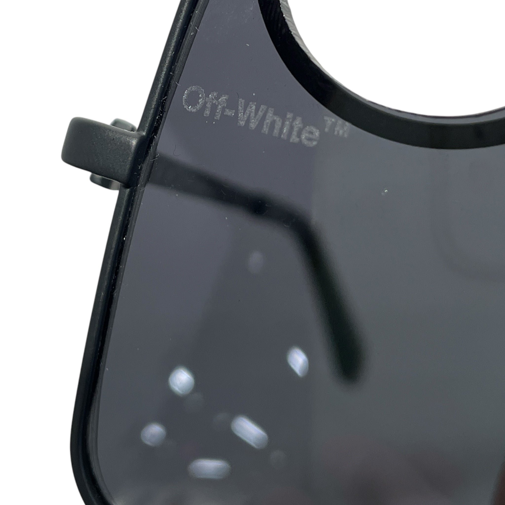 OFF-WHITE/Sunglasses/Metal/BLK/M's/cut out view 3