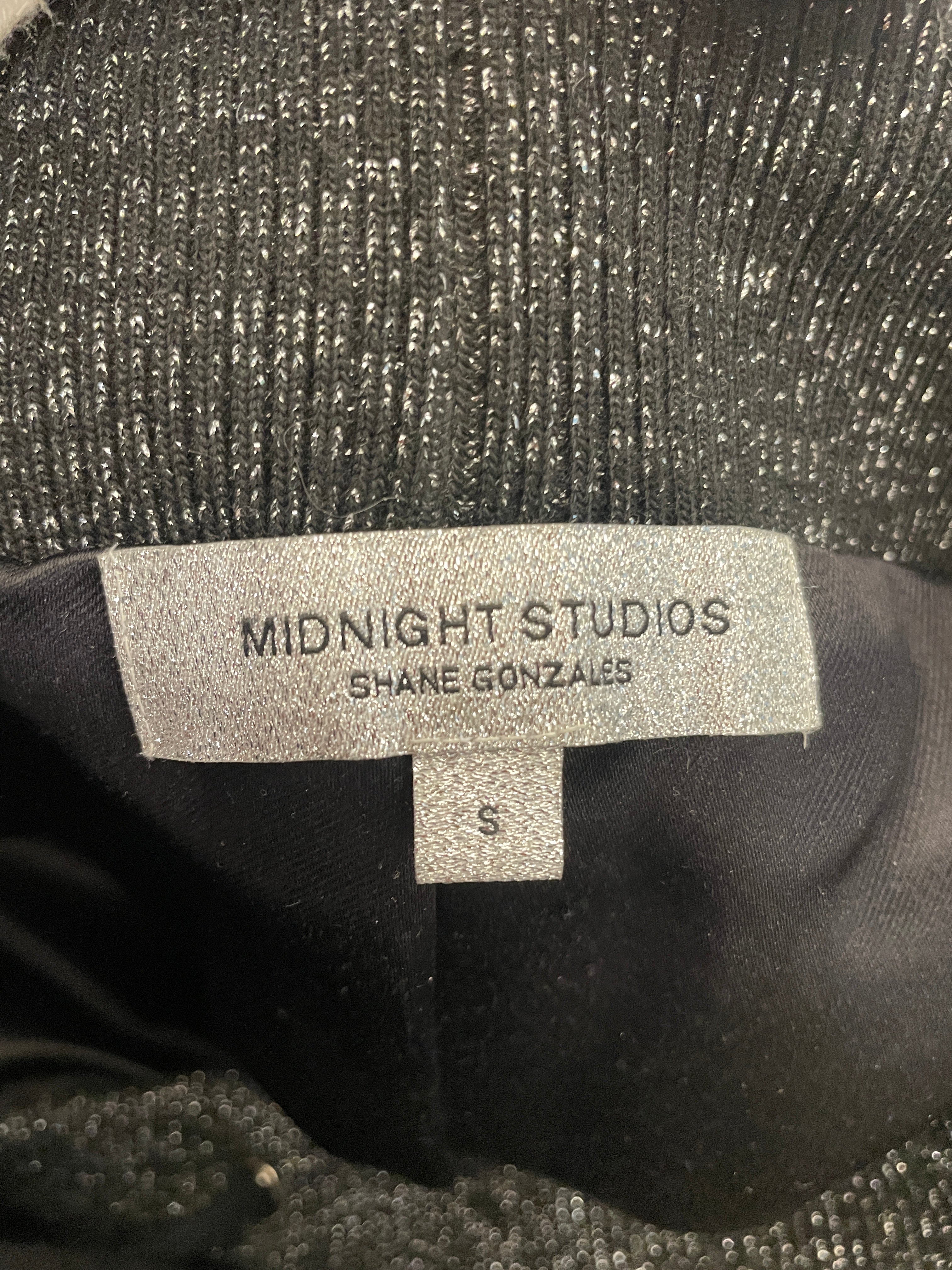 MIDNIGHT STUDIOS/Straight Pants/S/Leather/BLK/ view 3
