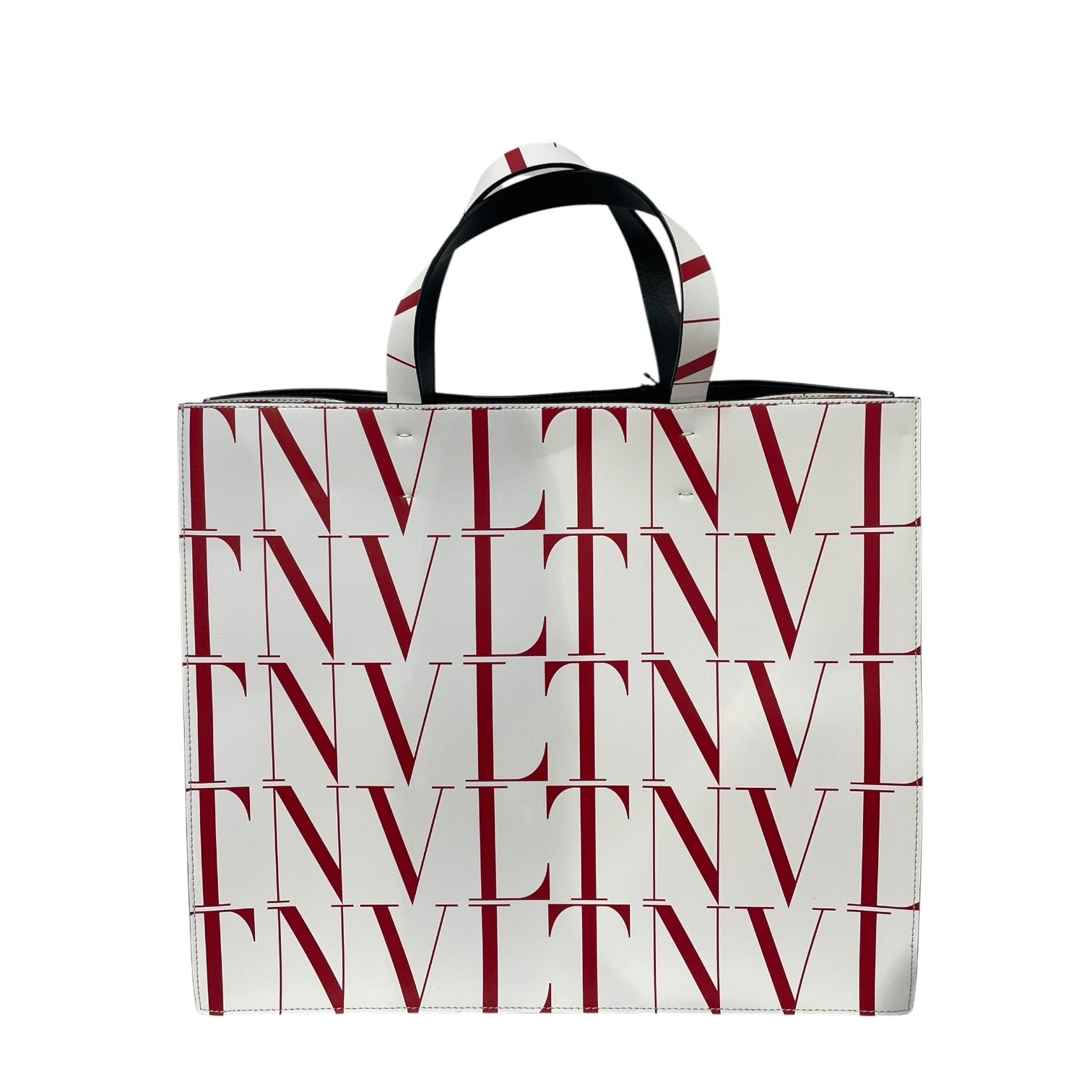 VALENTINO/Tote Bag/Monogram/Leather/WHT/vlntn view 2
