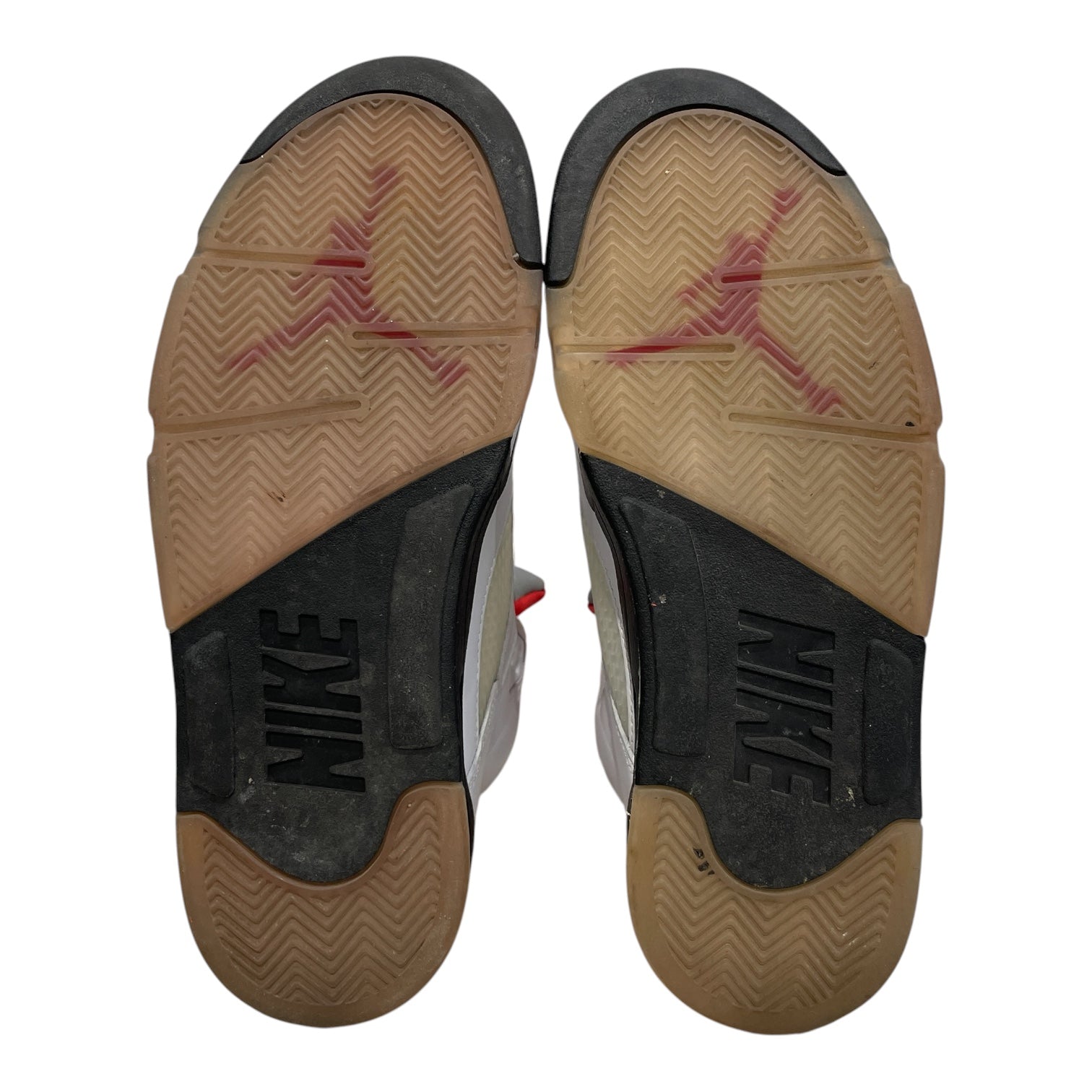 NIKE/AIR JORDAN 5 RETRO/Hi-Sneakers/US 8/Faux Leather/WHT/DA1911-102 view 4