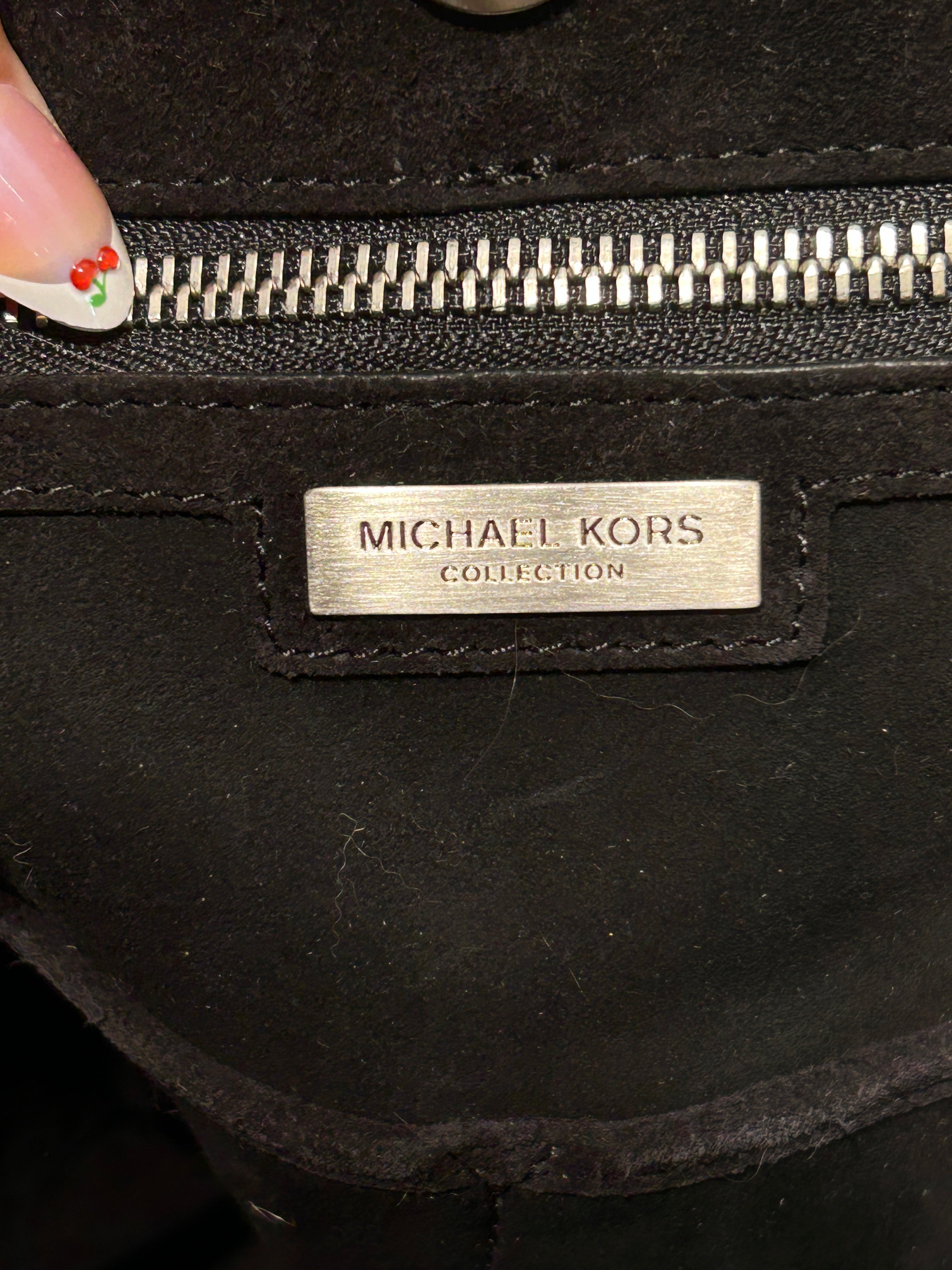 MICHAEL KORS/Tote Bag/Fur/BRW/dark brown fur view 5