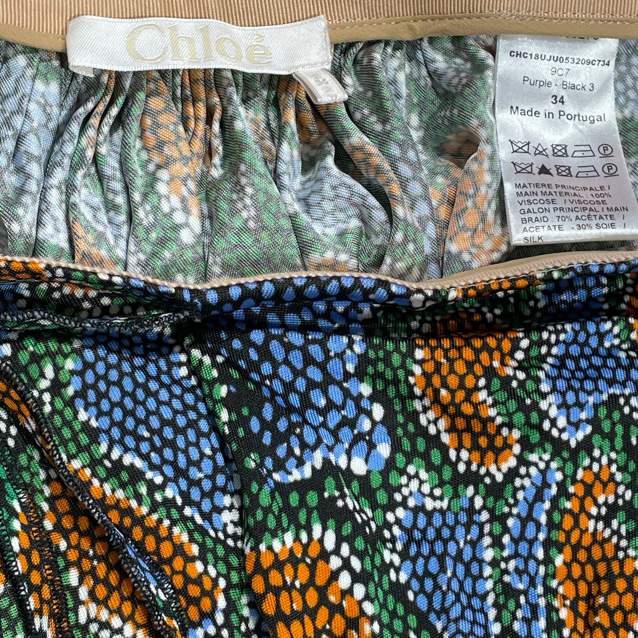 Chloe/Skirt/34/MLT/RUFFLE MINI SKIRT view 4