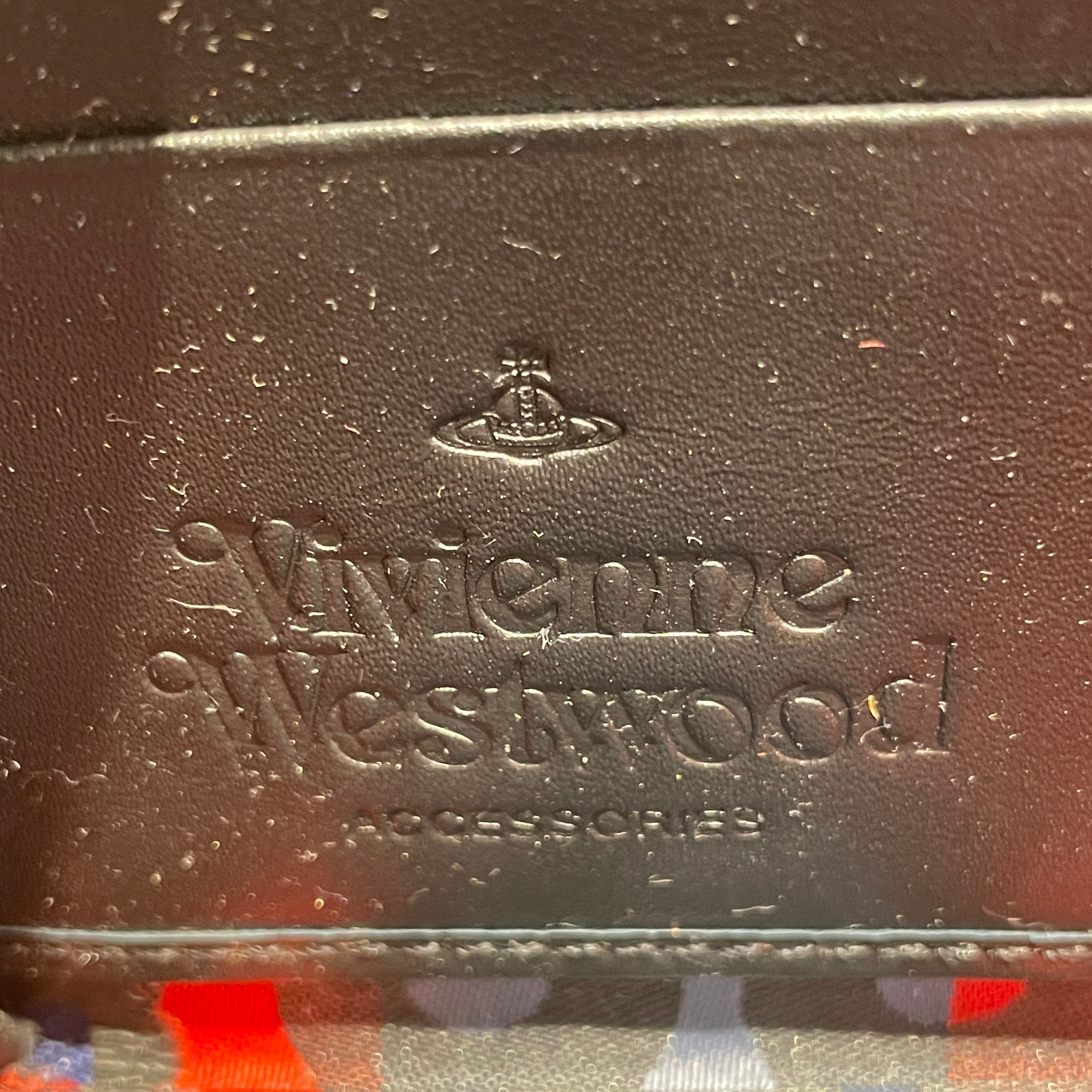 Vivienne Westwood/Bifold Wallet/Leather/BLU/long/sparkle/zip view 2