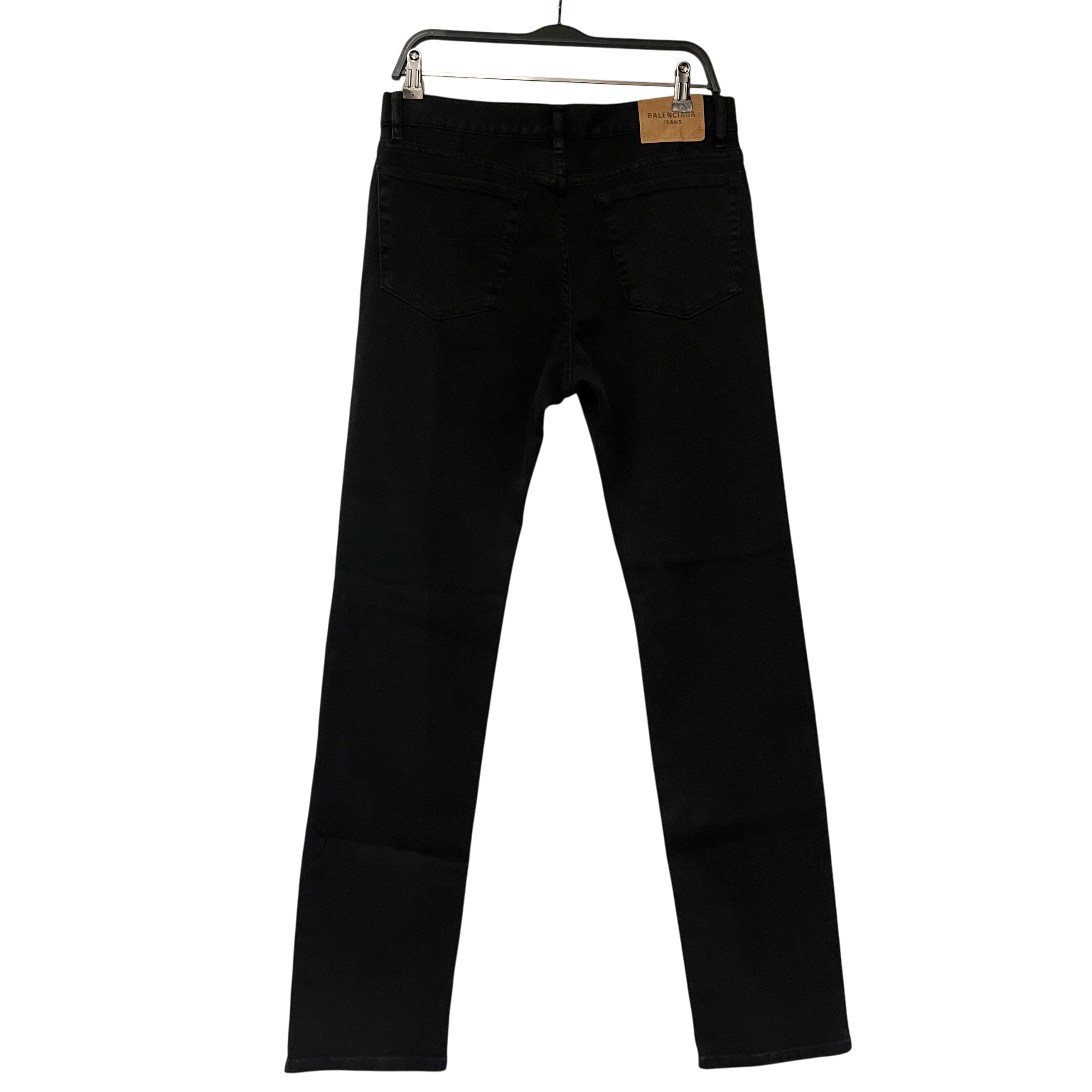 BALENCIAGA/Skinny Pants/32/Nylon/BLK/skinny demna era view 2