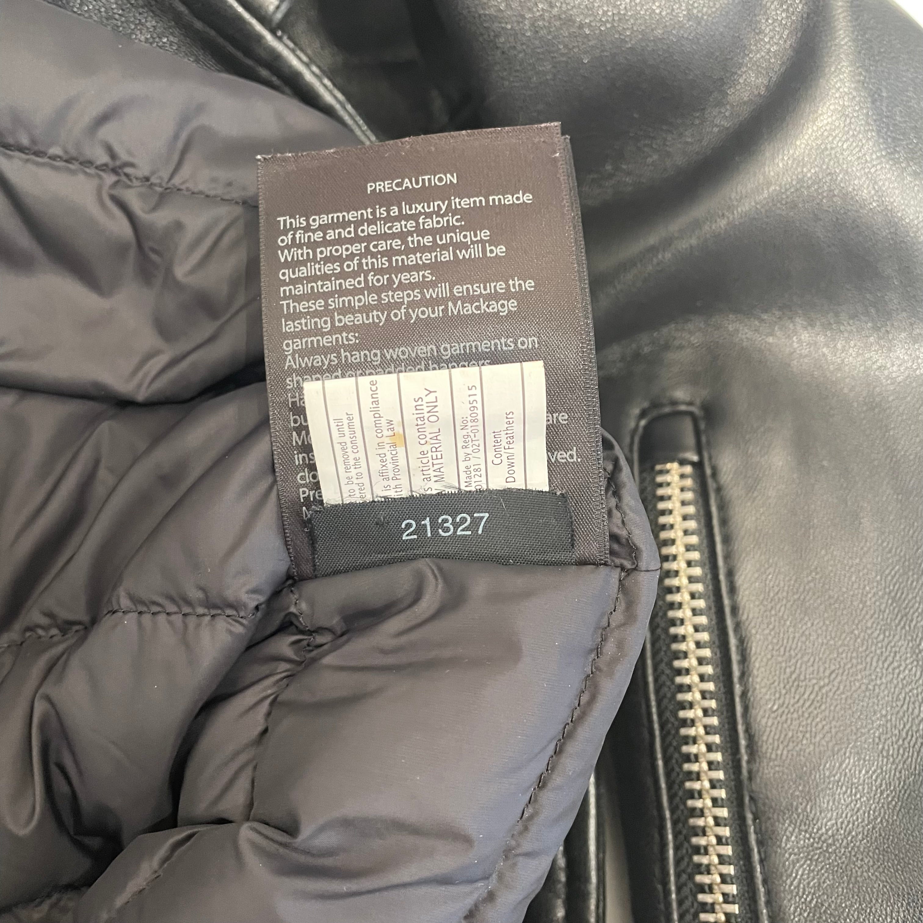 MACKAGE/Leather Jkt/S/Leather/BLK/BLACK SHERPA LINED view 6