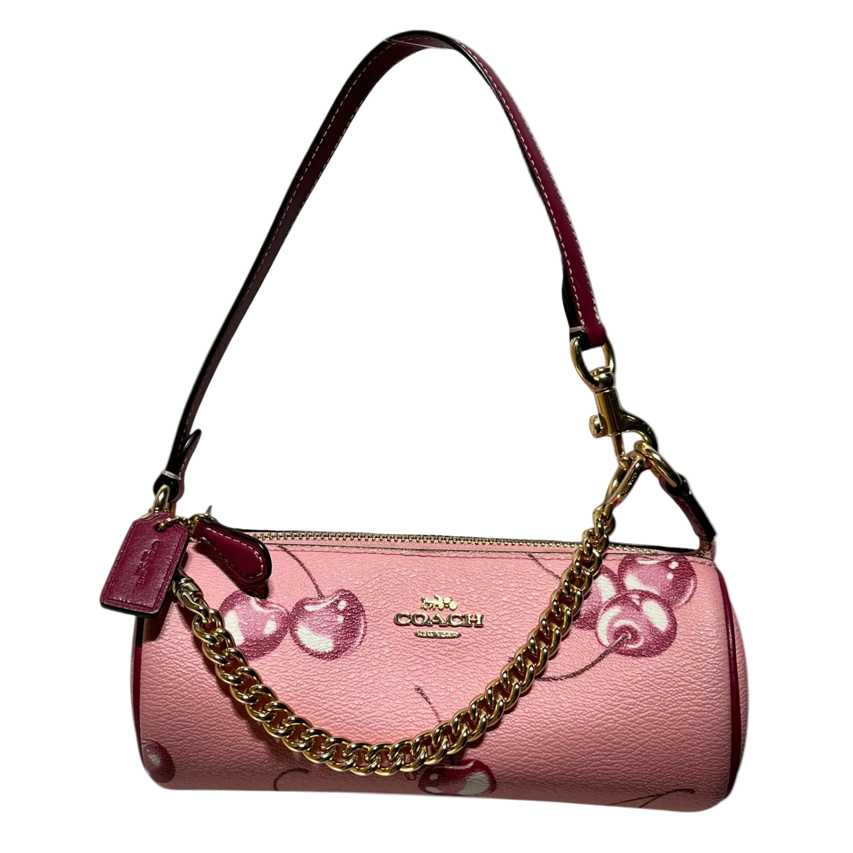 COACH/Hand Bag/Leather/PNK/CHERRY MINI view 1