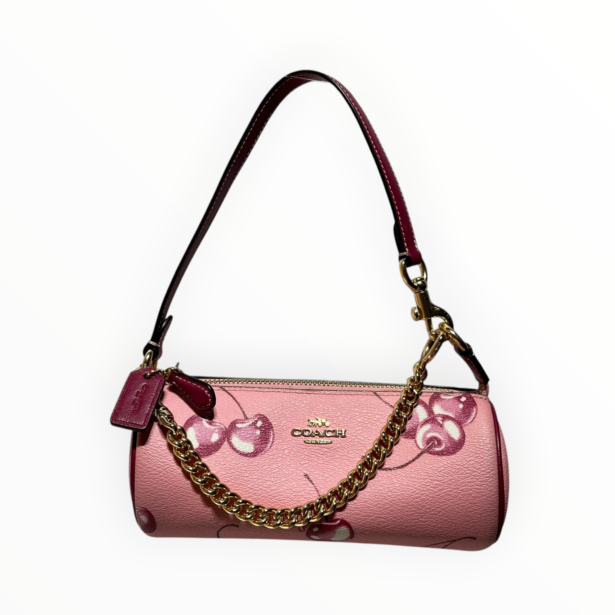COACH/Hand Bag/Leather/PNK/CHERRY MINI view 1