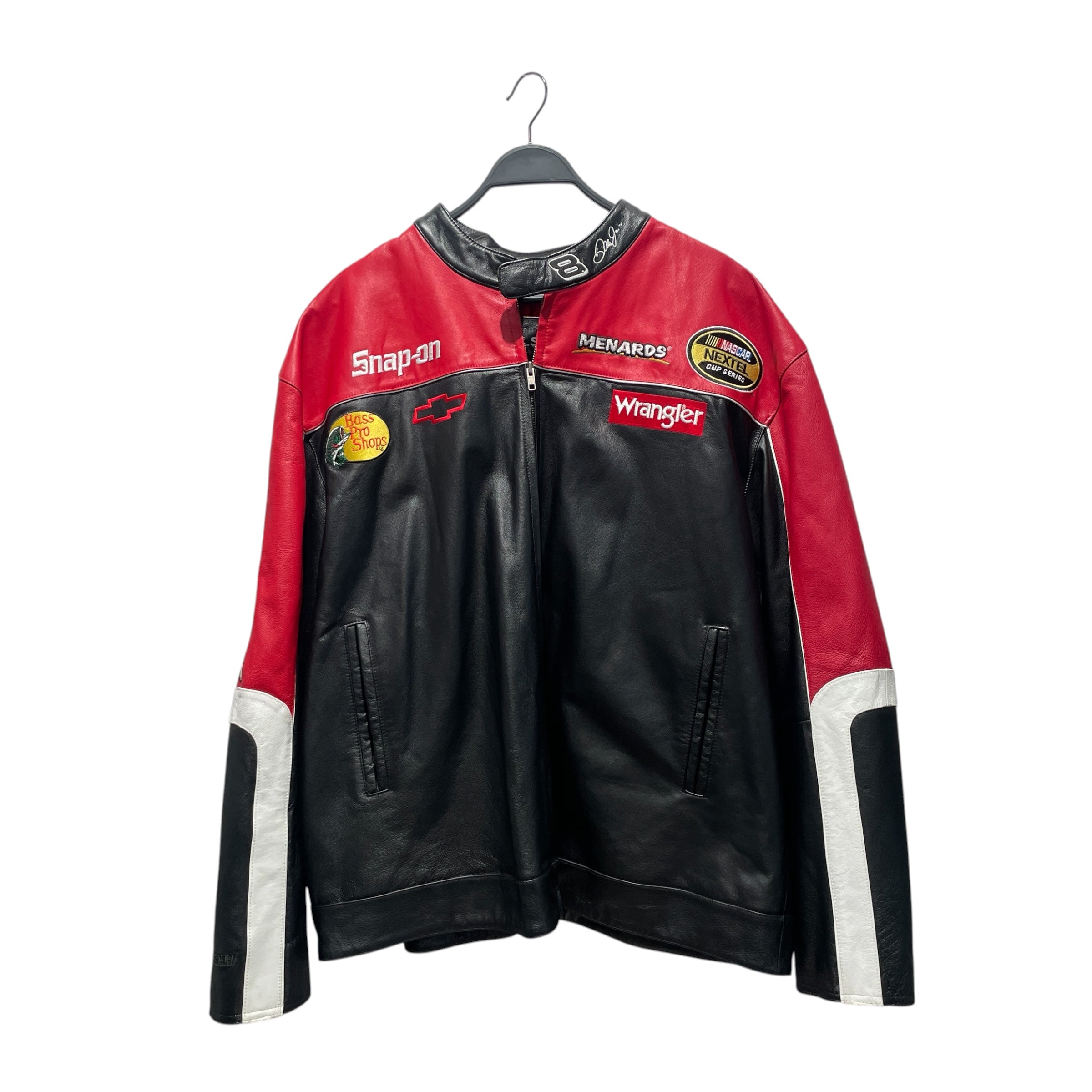 CHASEAUTHENTICS/Wilsons Leather/Souvenir Jkt/XXL/Leather/BLK/All Over Print/Dale Earnhardt Jr. Racing view 1