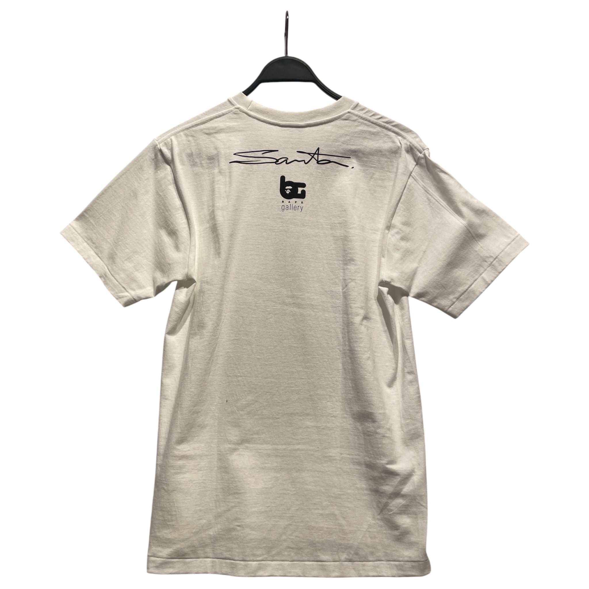 A BATHING APE/T-Shirt/M/Cotton/WHT/Bape Gallery Santa Inoue Tee view 2