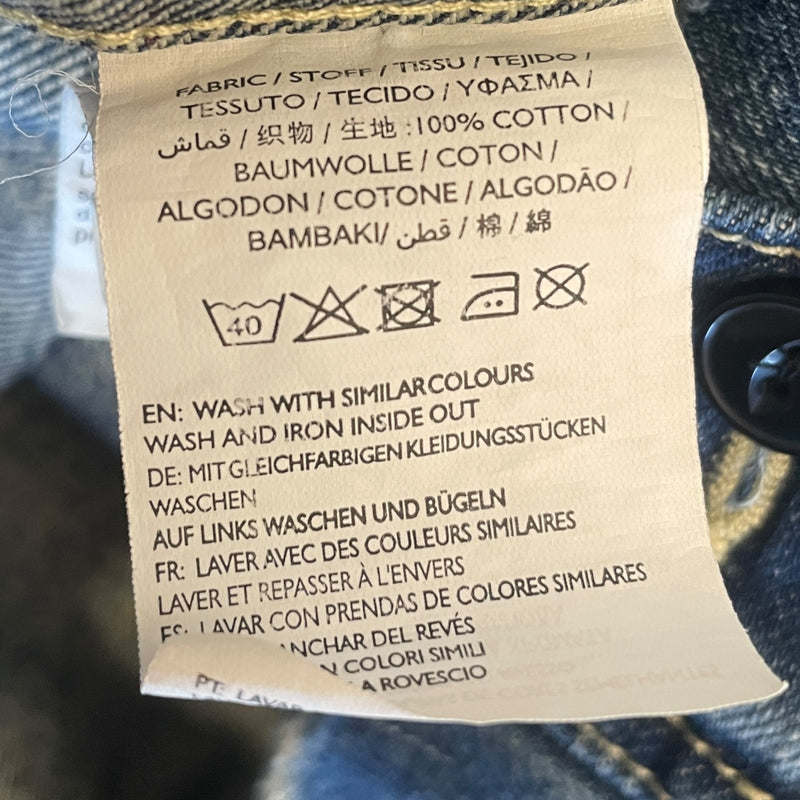GANT RUGGER/Denim Jkt/M/Cotton/IDG/GANT RUGGER DOUBLE ZIP