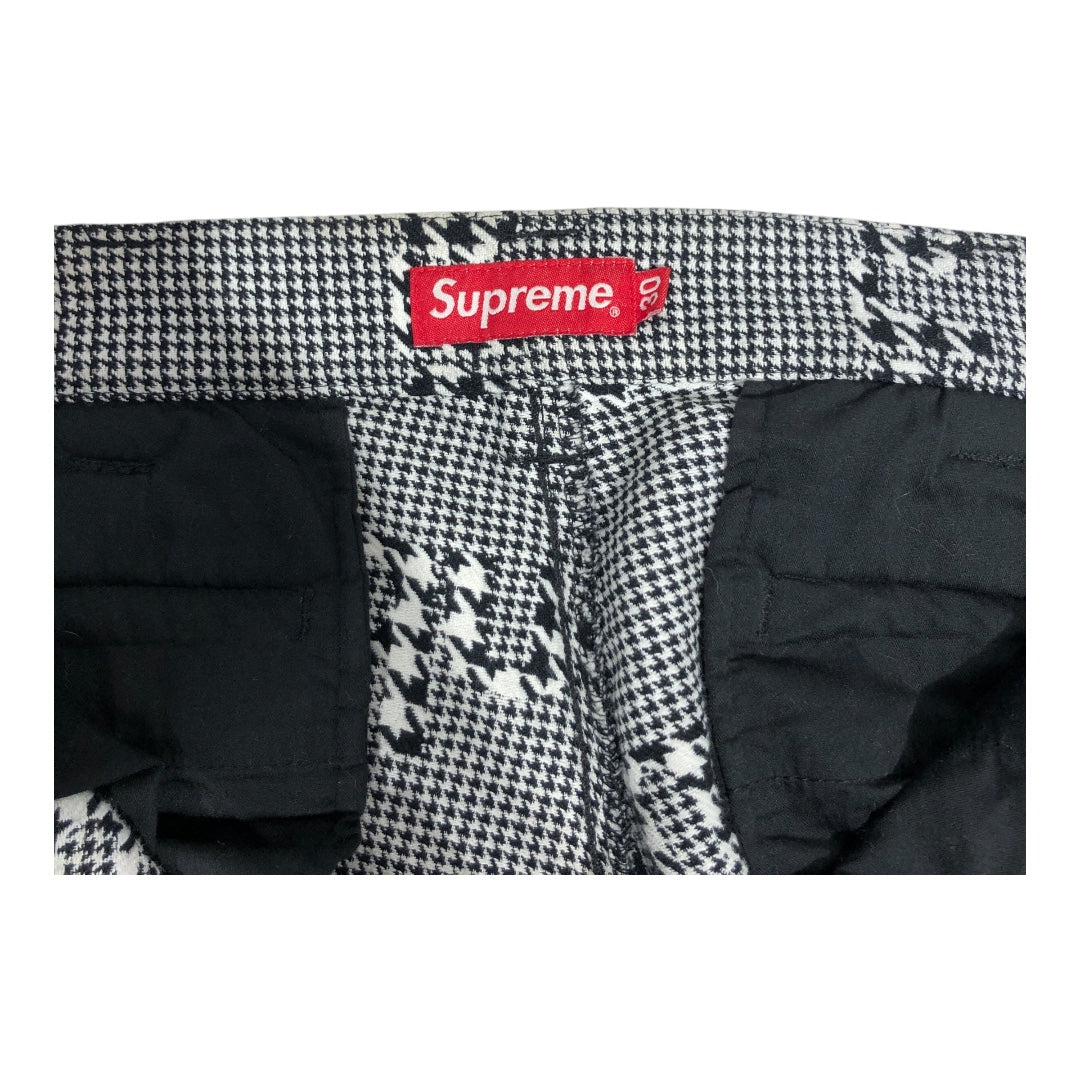 Supreme/Pants/30/Polyester/MLT/Houndstooth Check/HOUNDSTOOTH LOGO PRINT view 3