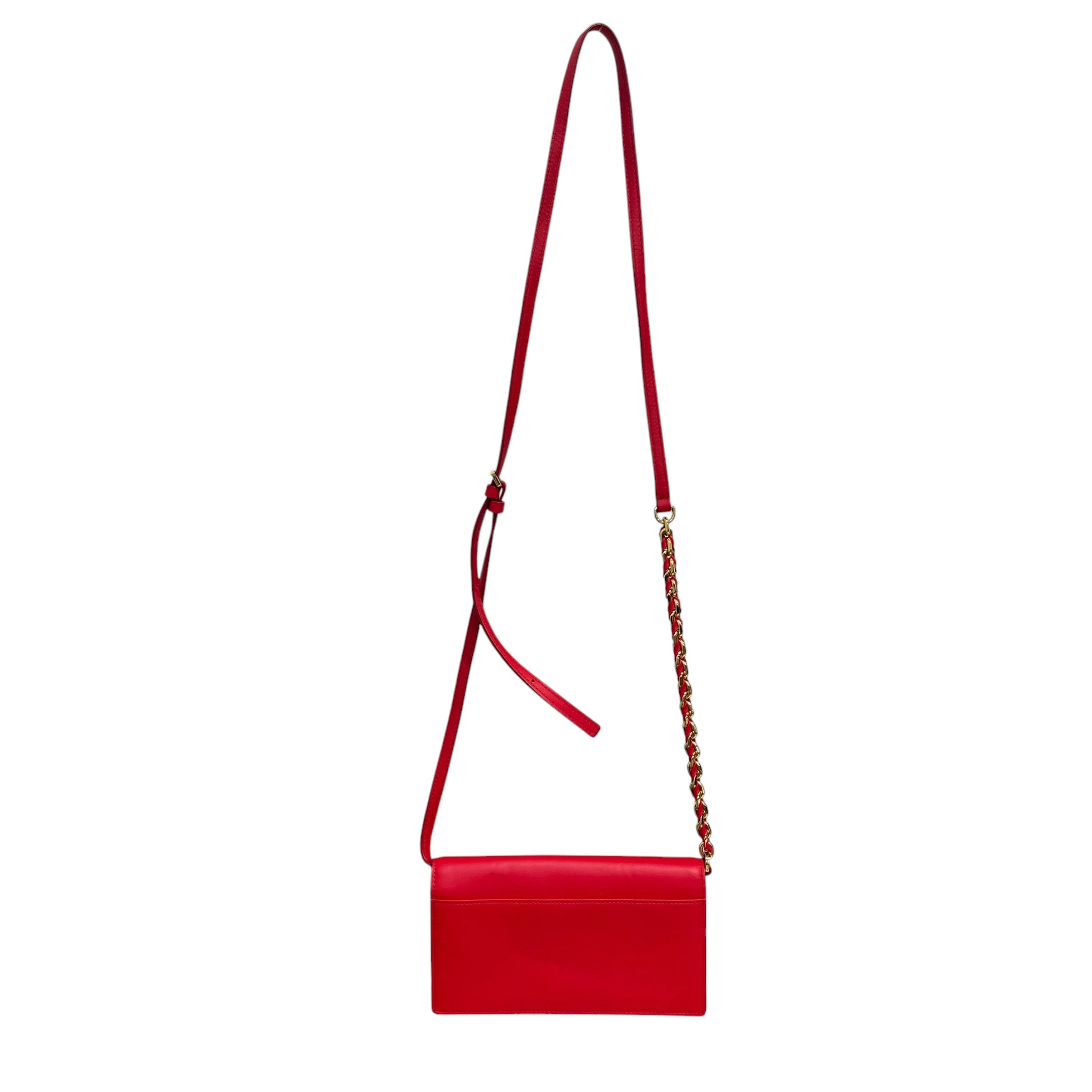 MCM/Wallet/Leather/RED/L's/ON CHAIN view 2
