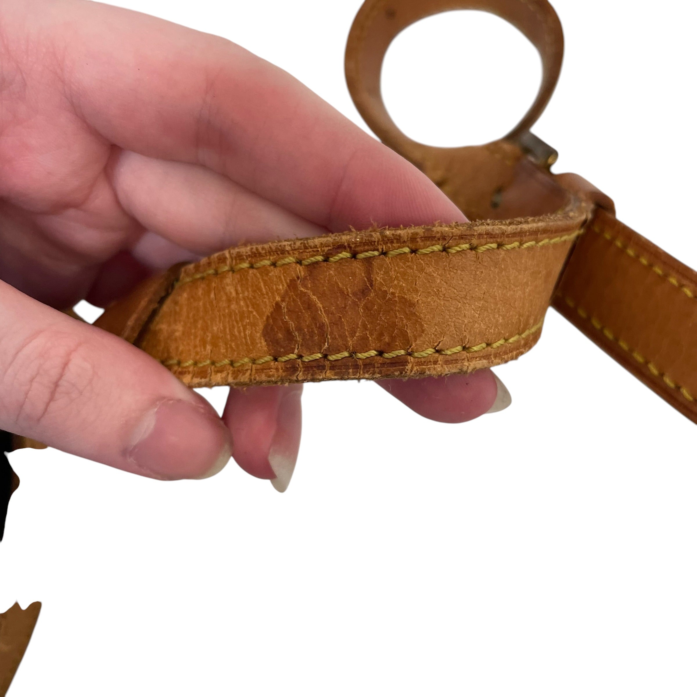 LOUIS VUITTON/Cross Body Bag/Monogram/Leather/BRW/jeune fille view 5