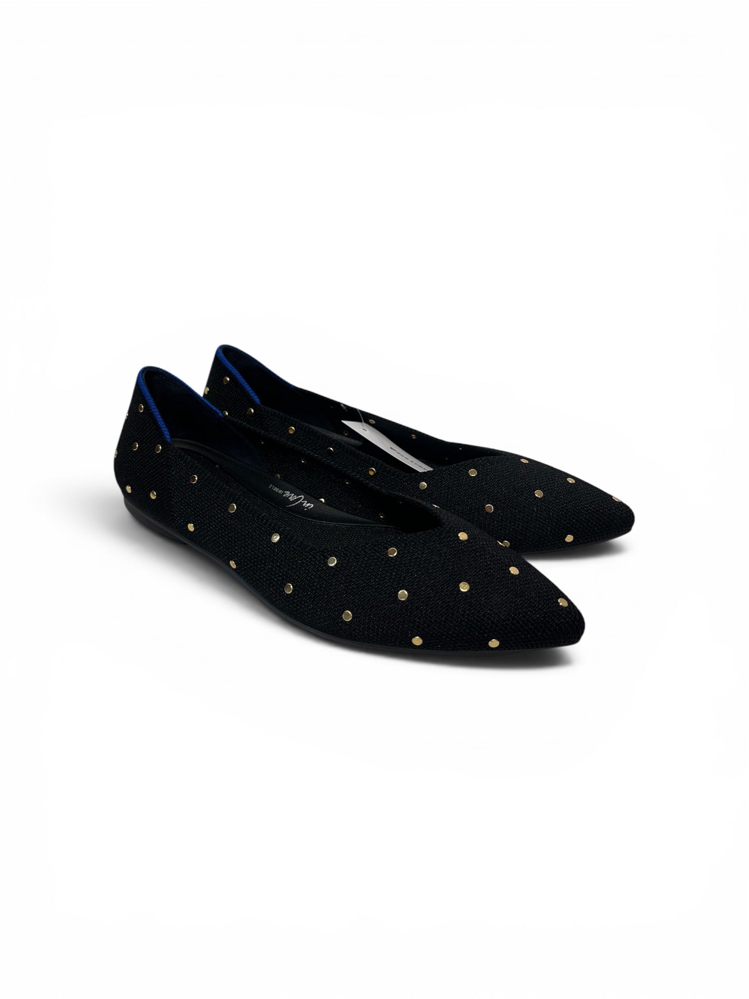Rothy's/Flat Shoes/US 6/Cotton/BLK/Gold rivets view 1