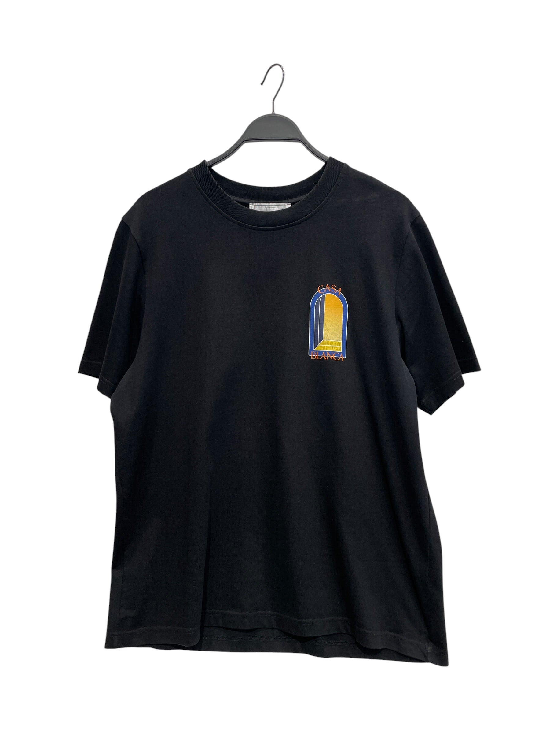 CASABLANCA/T-Shirt/XL/Cotton/BLK/DOORWAY view 1