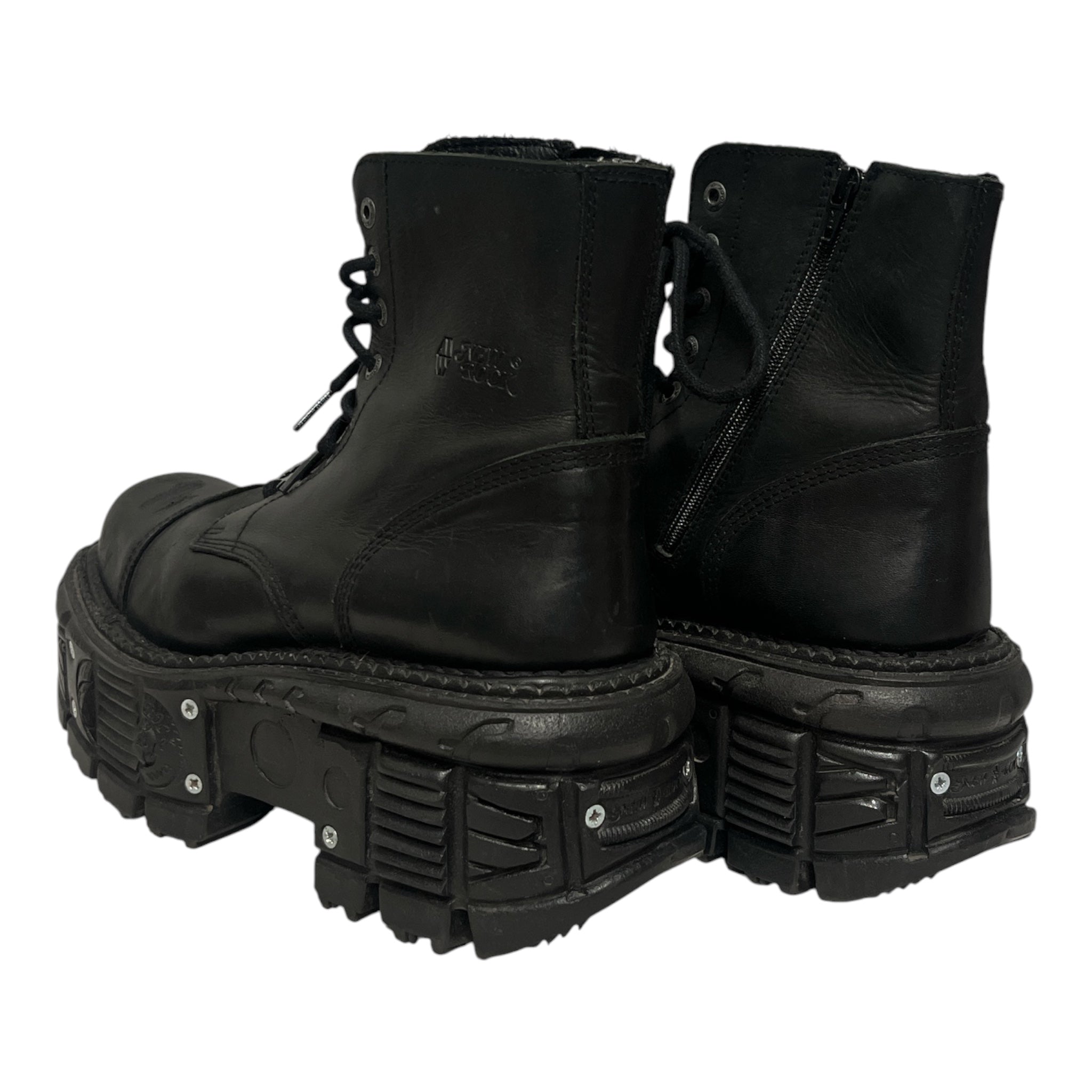 NEW ROCK/Boots/EU 45/Leather/BLK/TANK083-C1 view 2