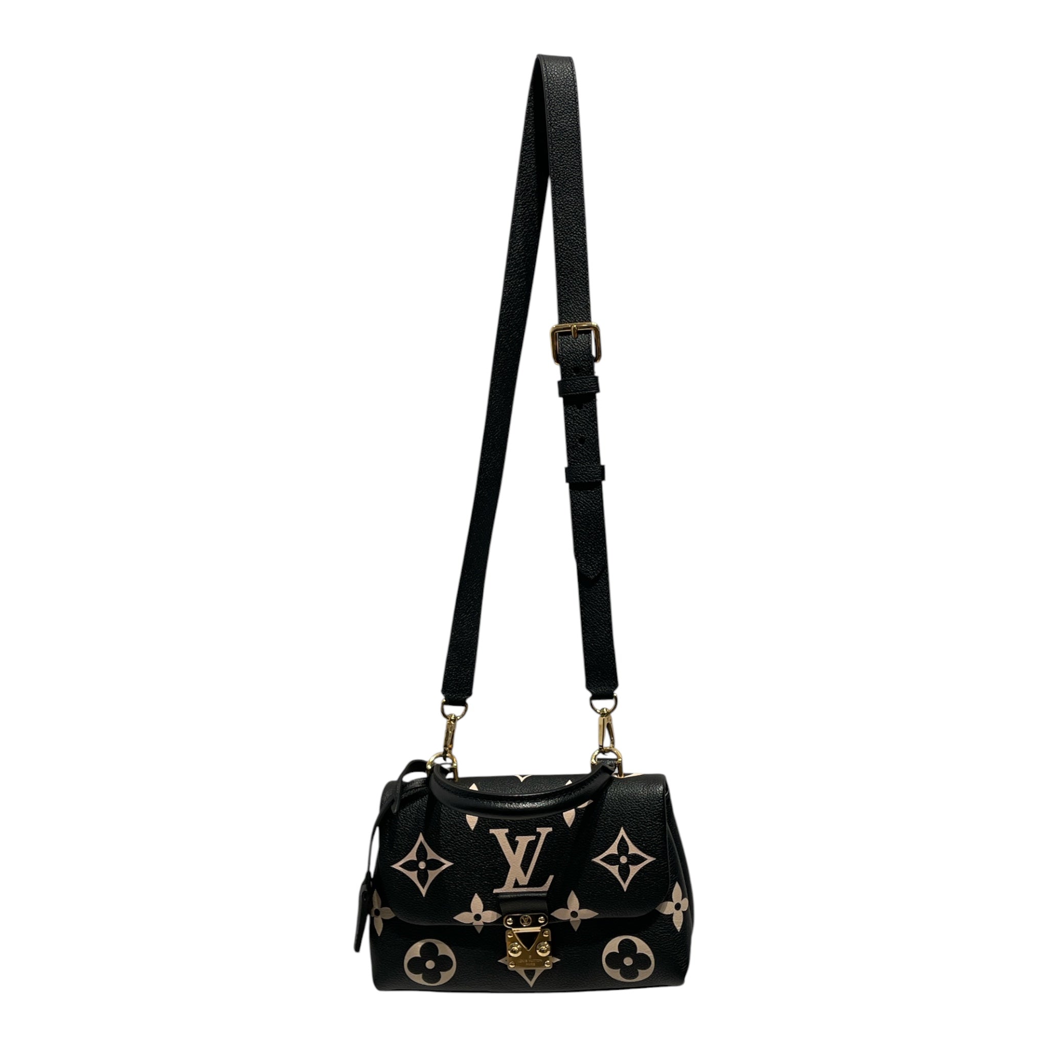 LOUIS VUITTON/Cross Body Bag/All Over Print/Leather/BLK/Madeleine BB view 1