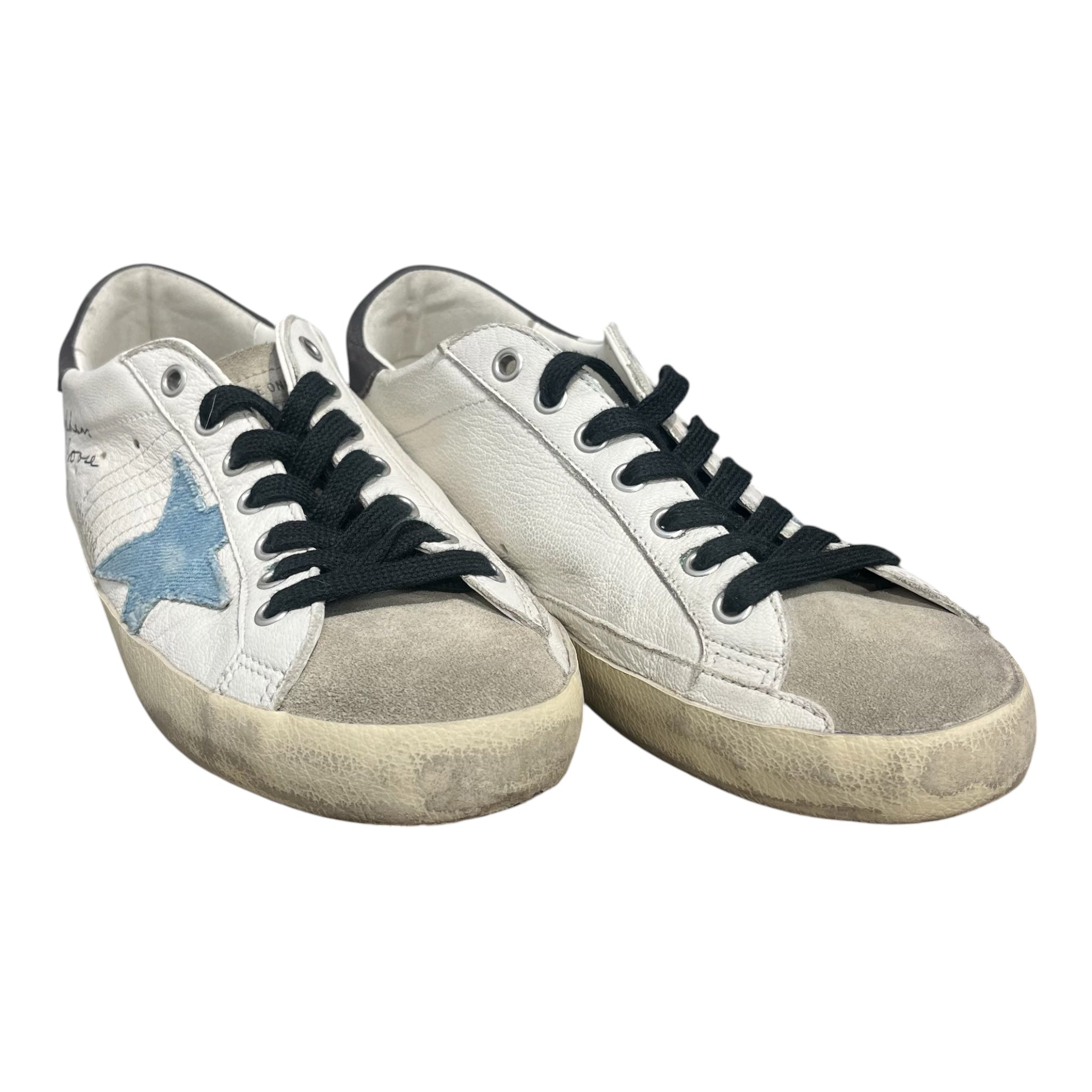 GOLDEN GOOSE/Low-Sneakers/Leather/WHT/SUPERSTAR LEATHER LOW SNEAKERS view 1
