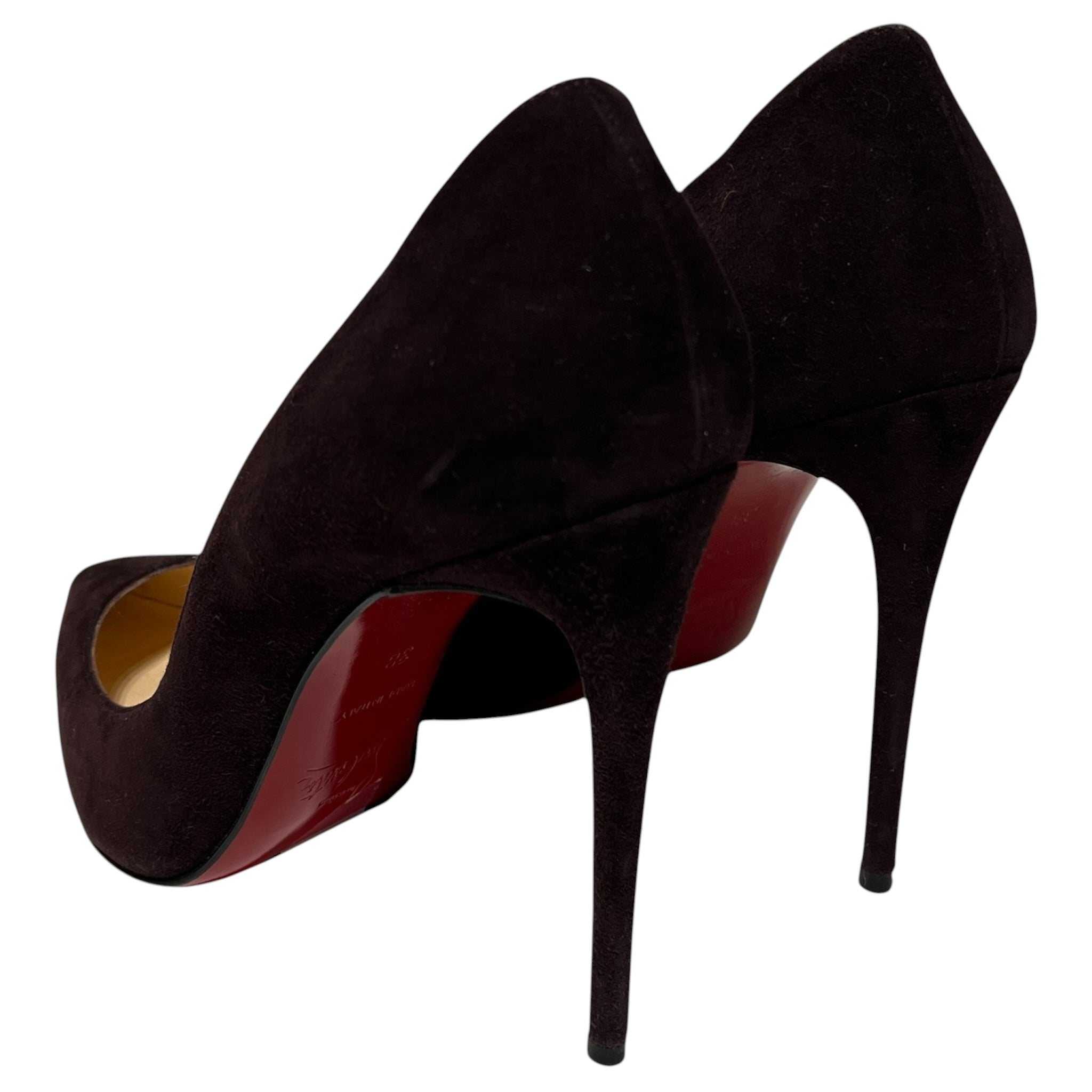 Christian Louboutin/Heels/US 8/Suede/PPL/Suede pumps view 2