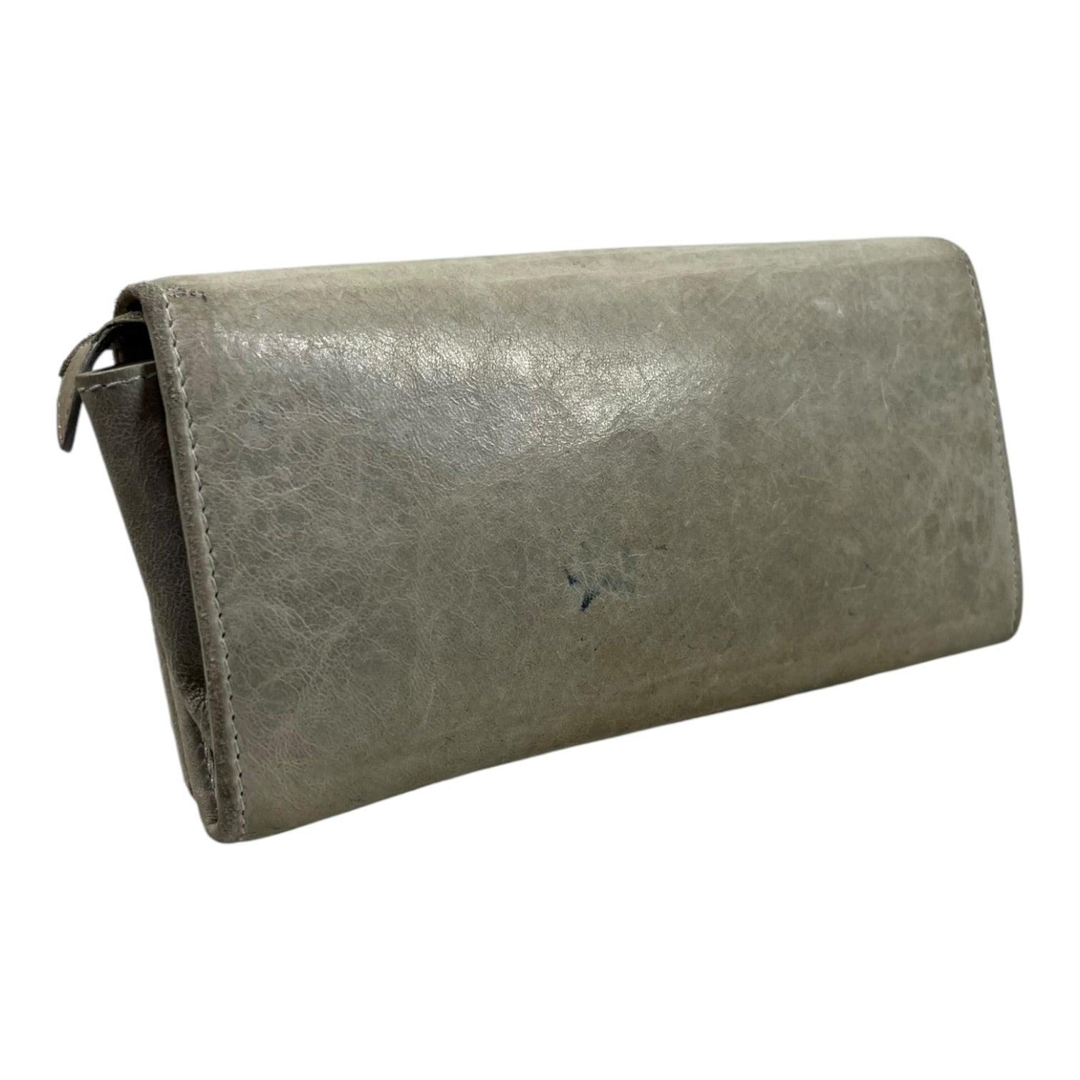BALENCIAGA/Long Wallet/Leather/BEG/L's/Crinkle border view 2