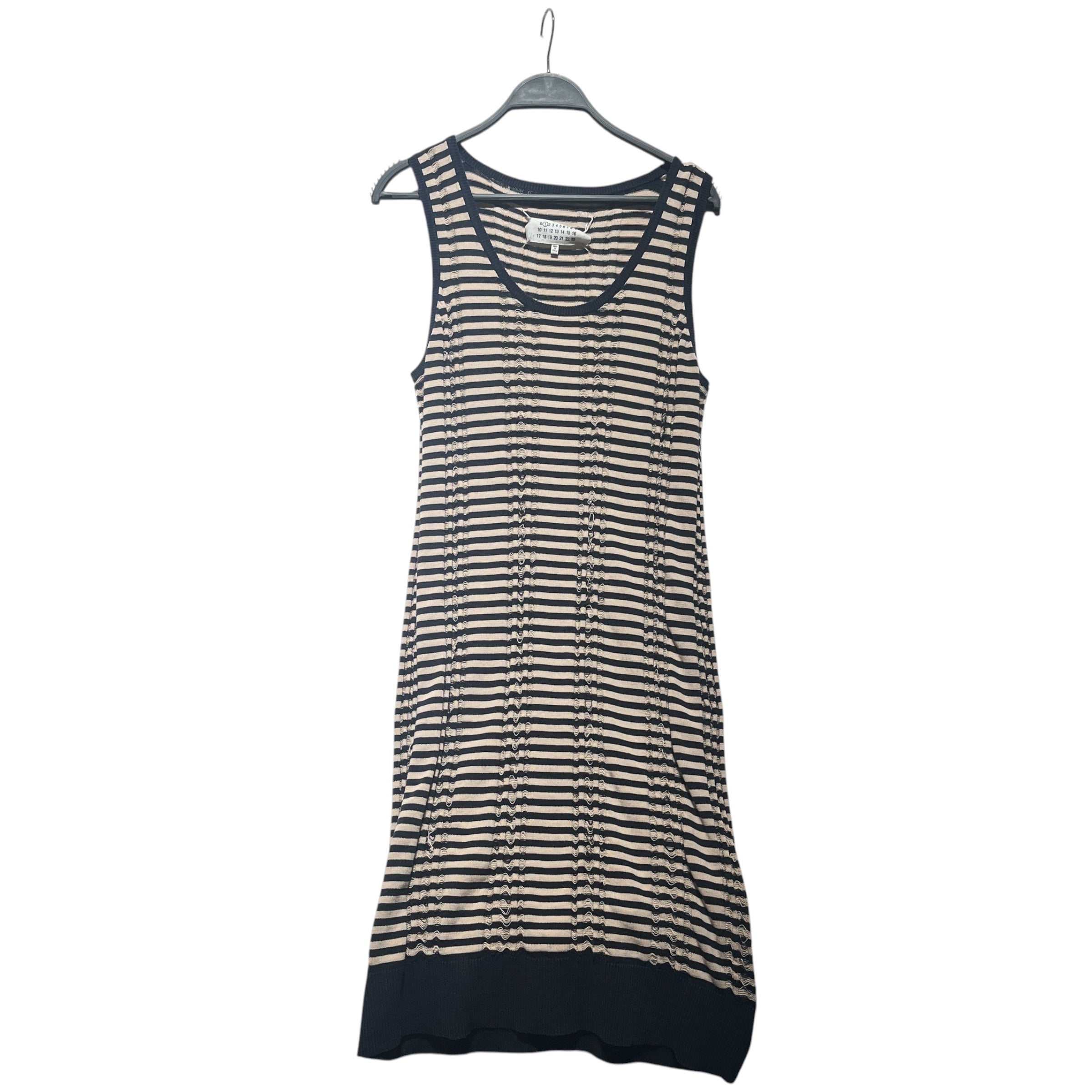Maison Margiela/SL Dress/S/Stripe/Cotton/NVY/ view 1